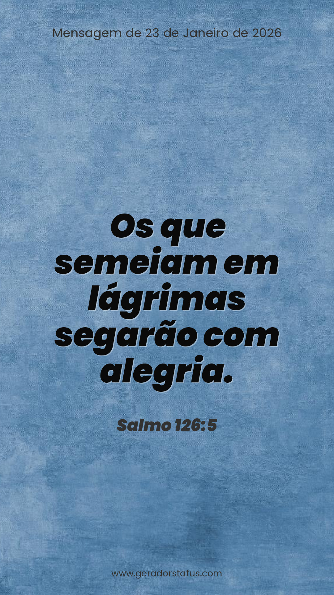 Status do dia: Salmo