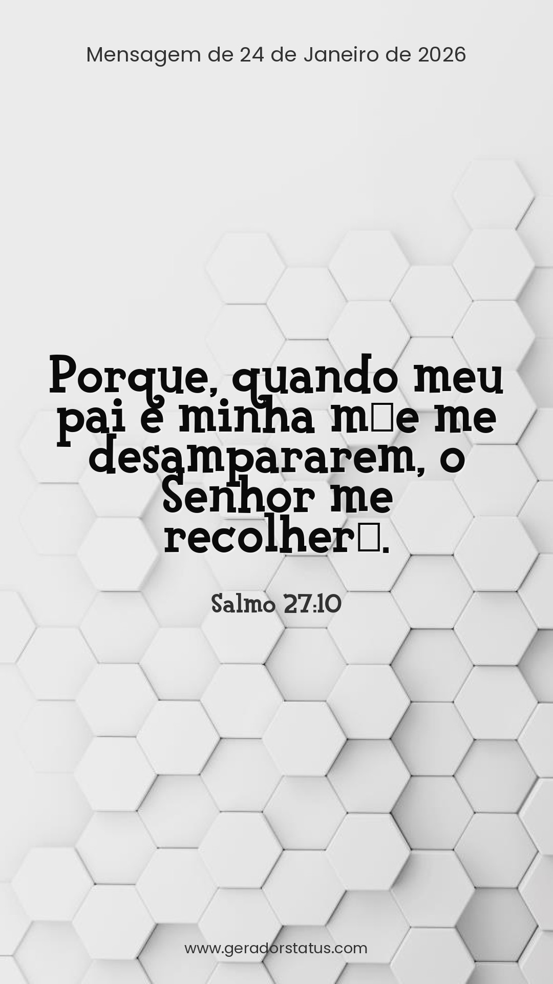 Status do dia: Salmo