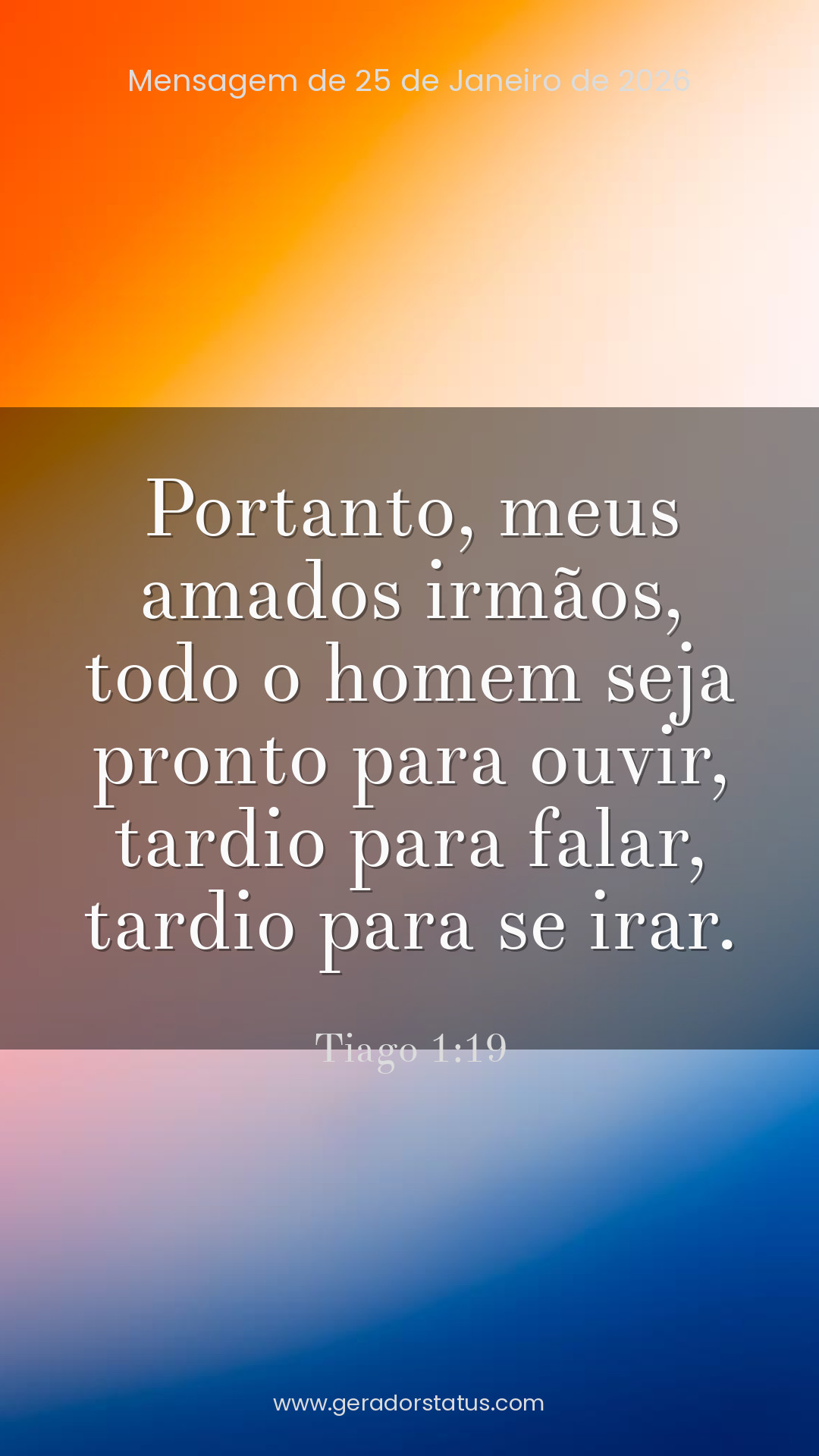 Status do dia: Versículo