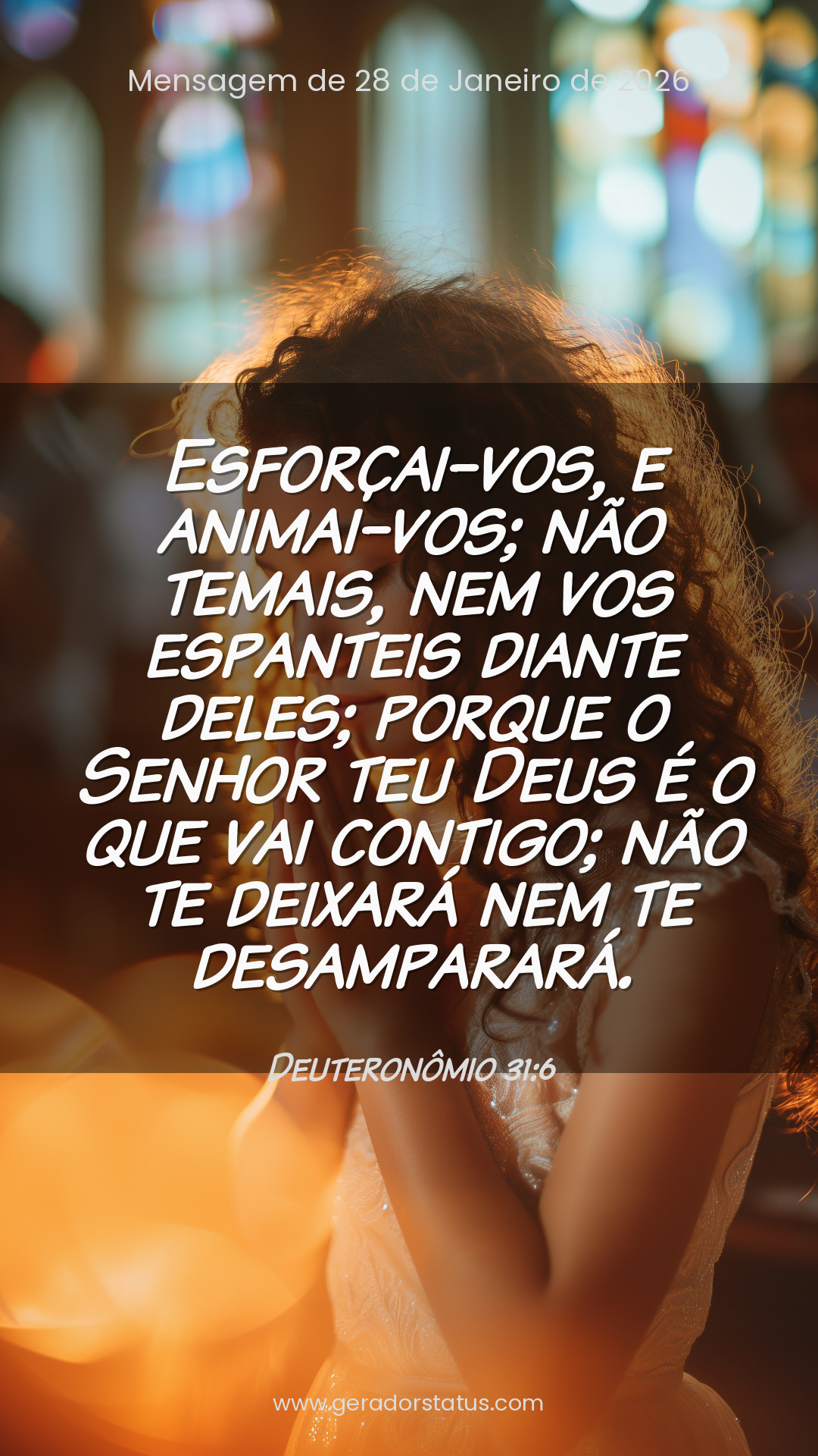 Status do dia: Versículo