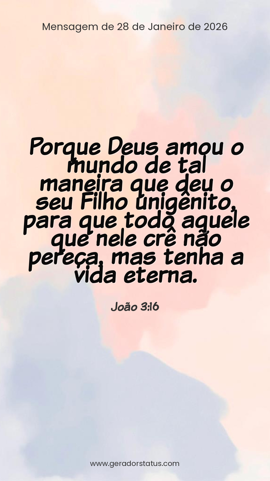 Status do dia: Versículo