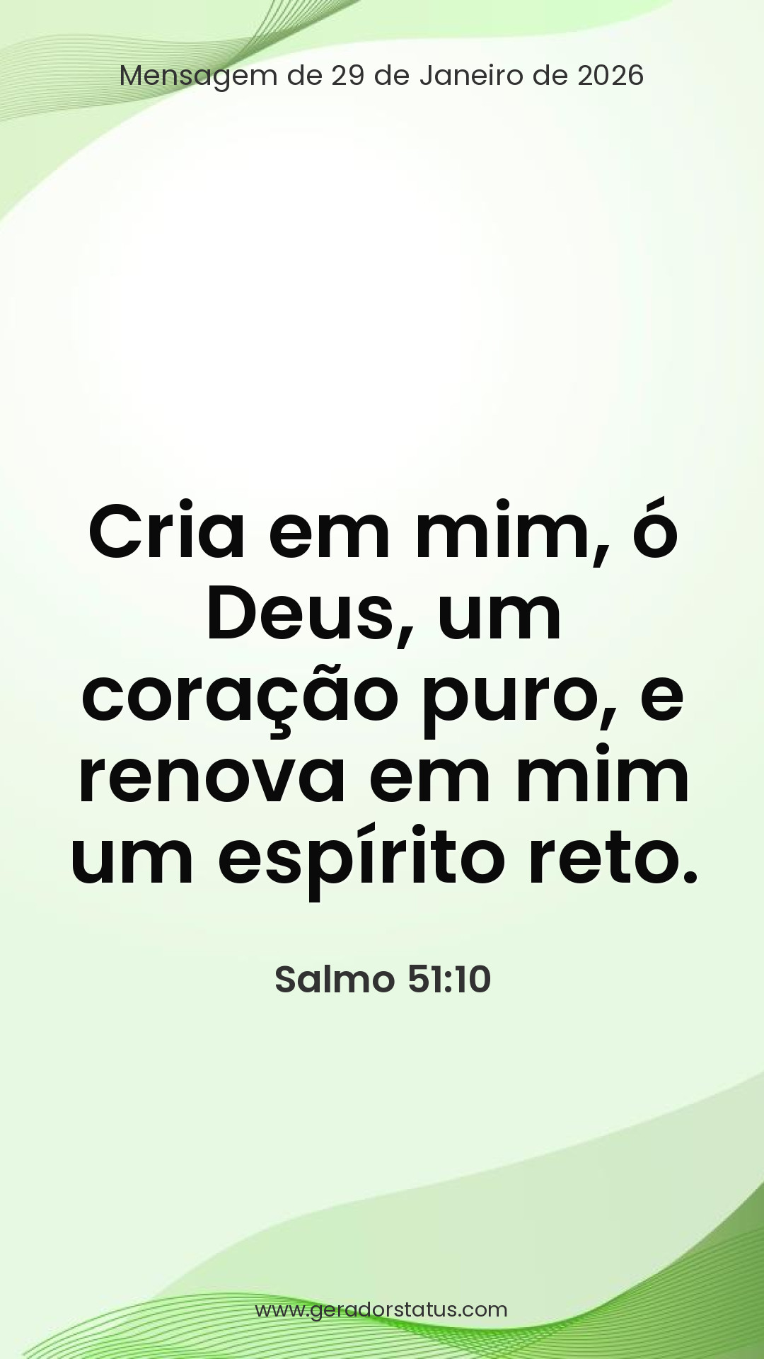 Status do dia: Salmo