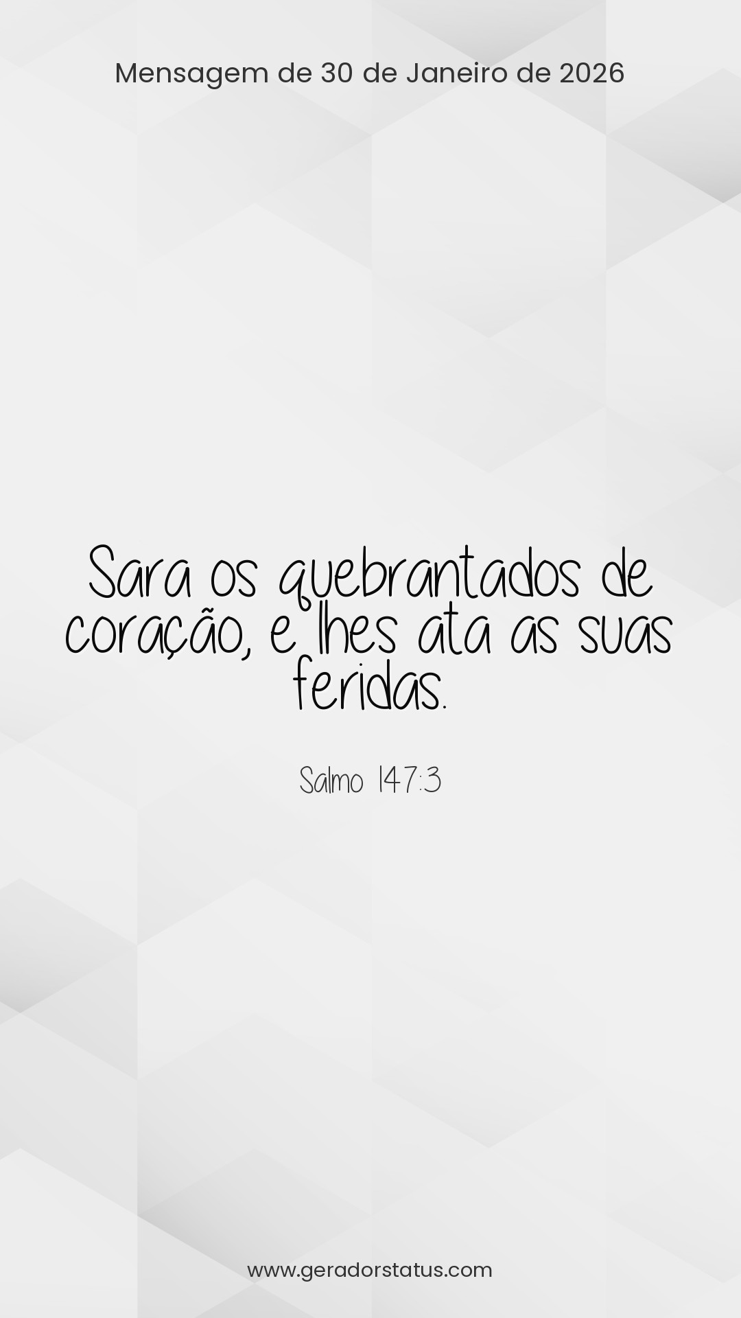 Status do dia: Salmo