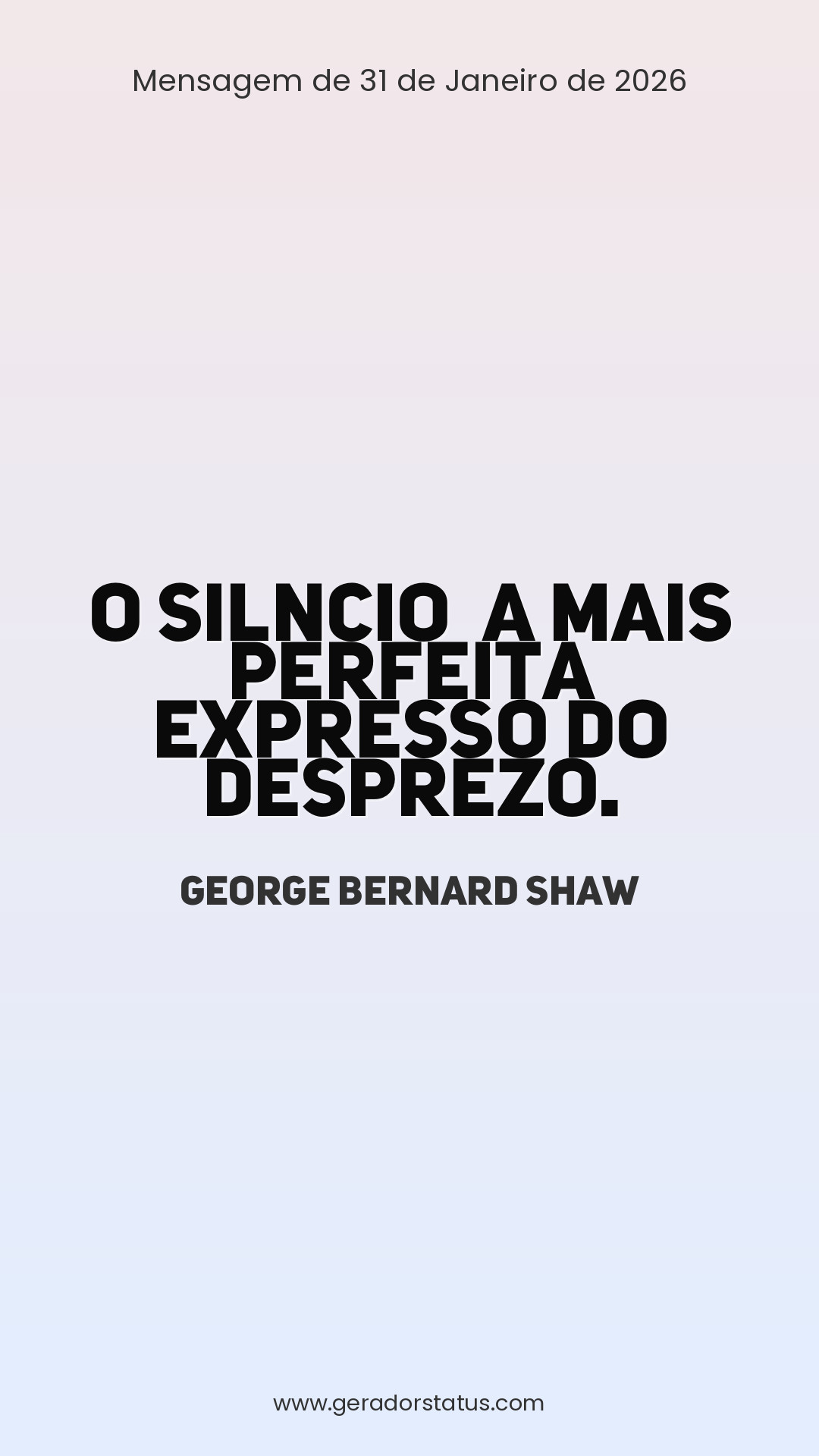 Status do dia: Citação