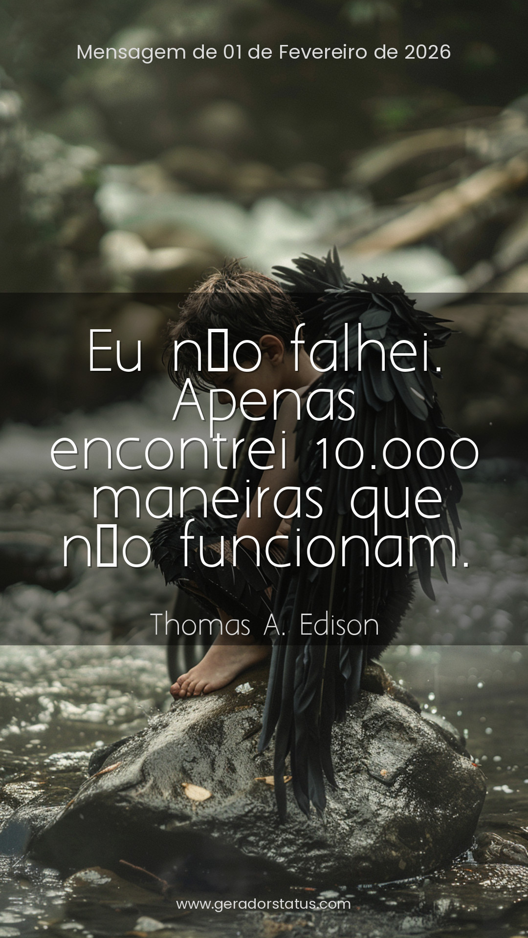 Status do dia: Reflexão