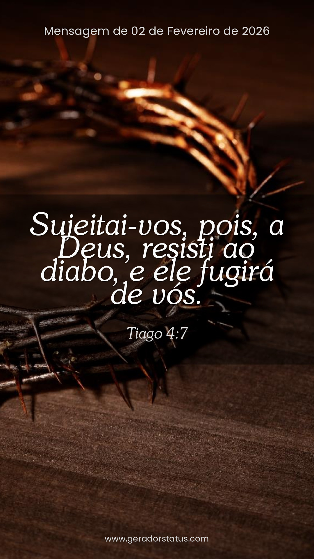 Status do dia: Versículo