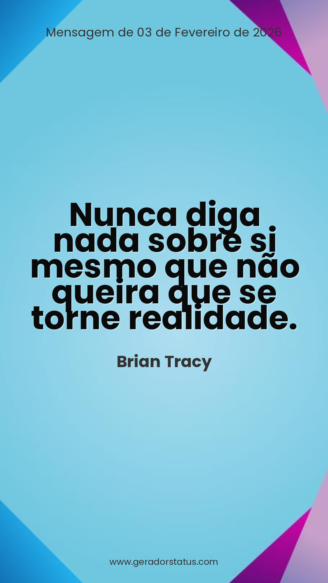 Status do dia: Citação