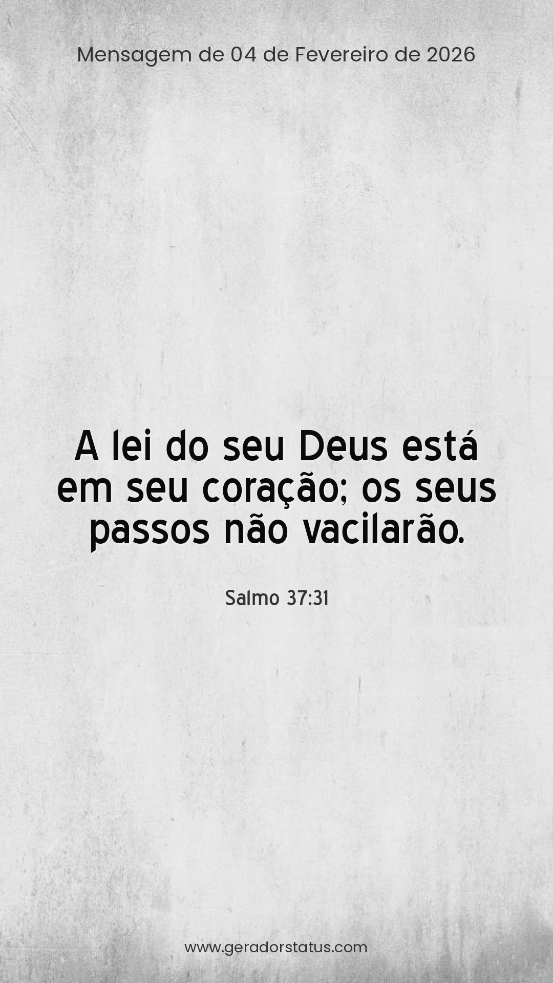 Status do dia: Salmo