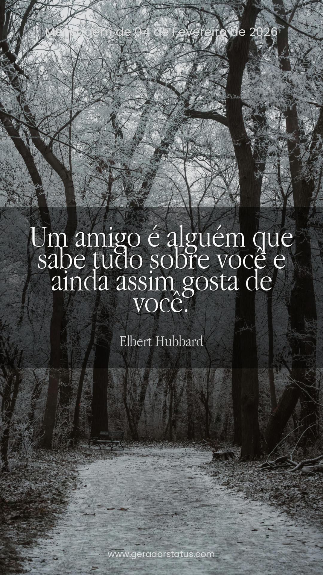 Status do dia: Citação