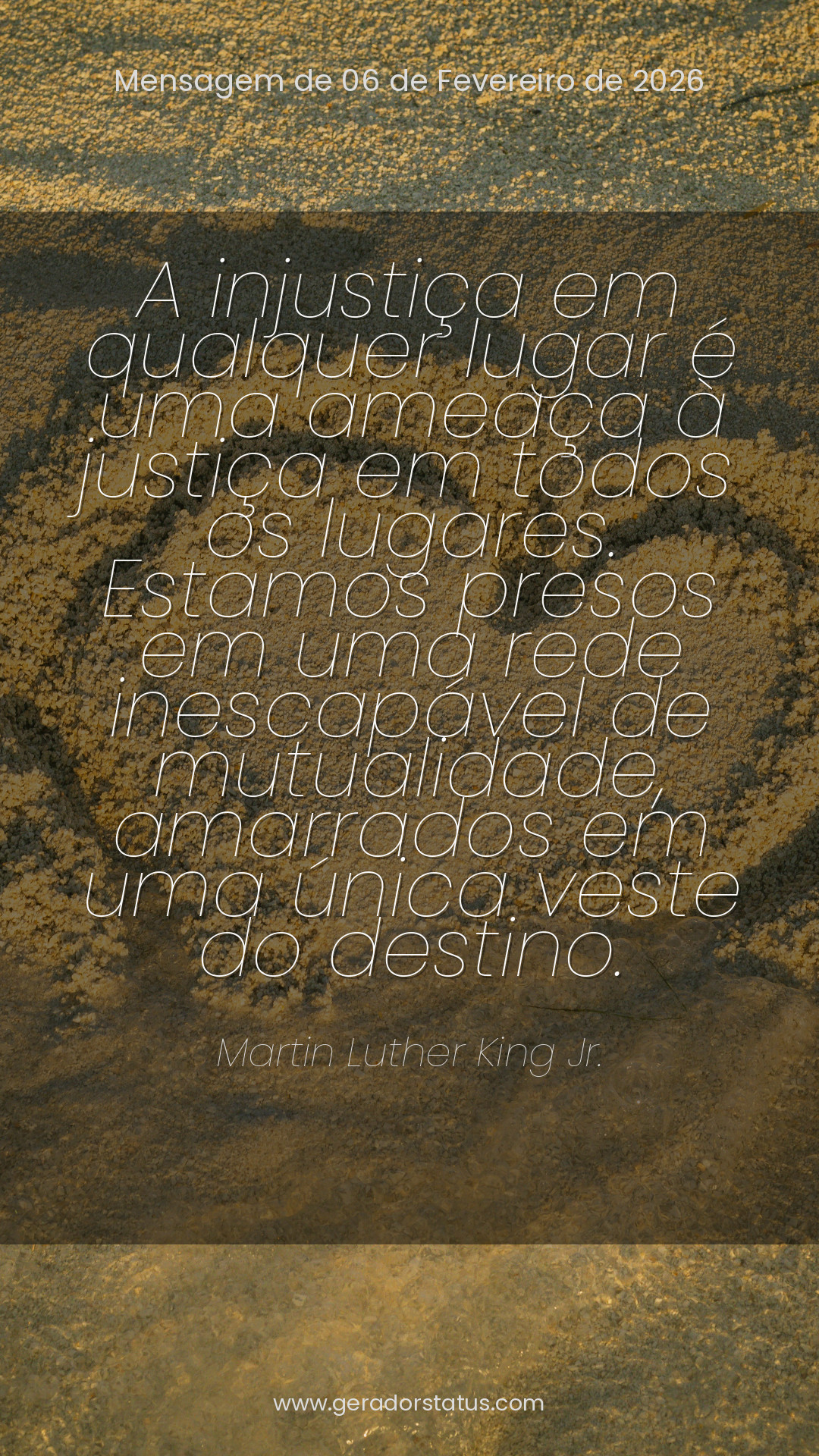 Status do dia: Citação