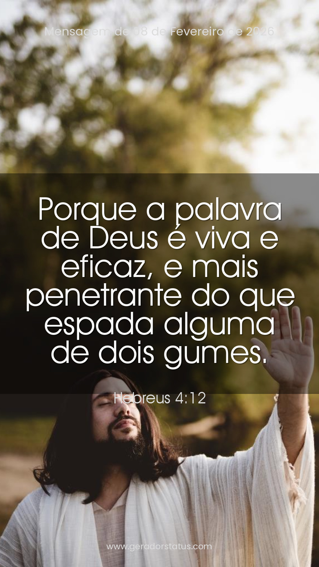 Status do dia: Versículo