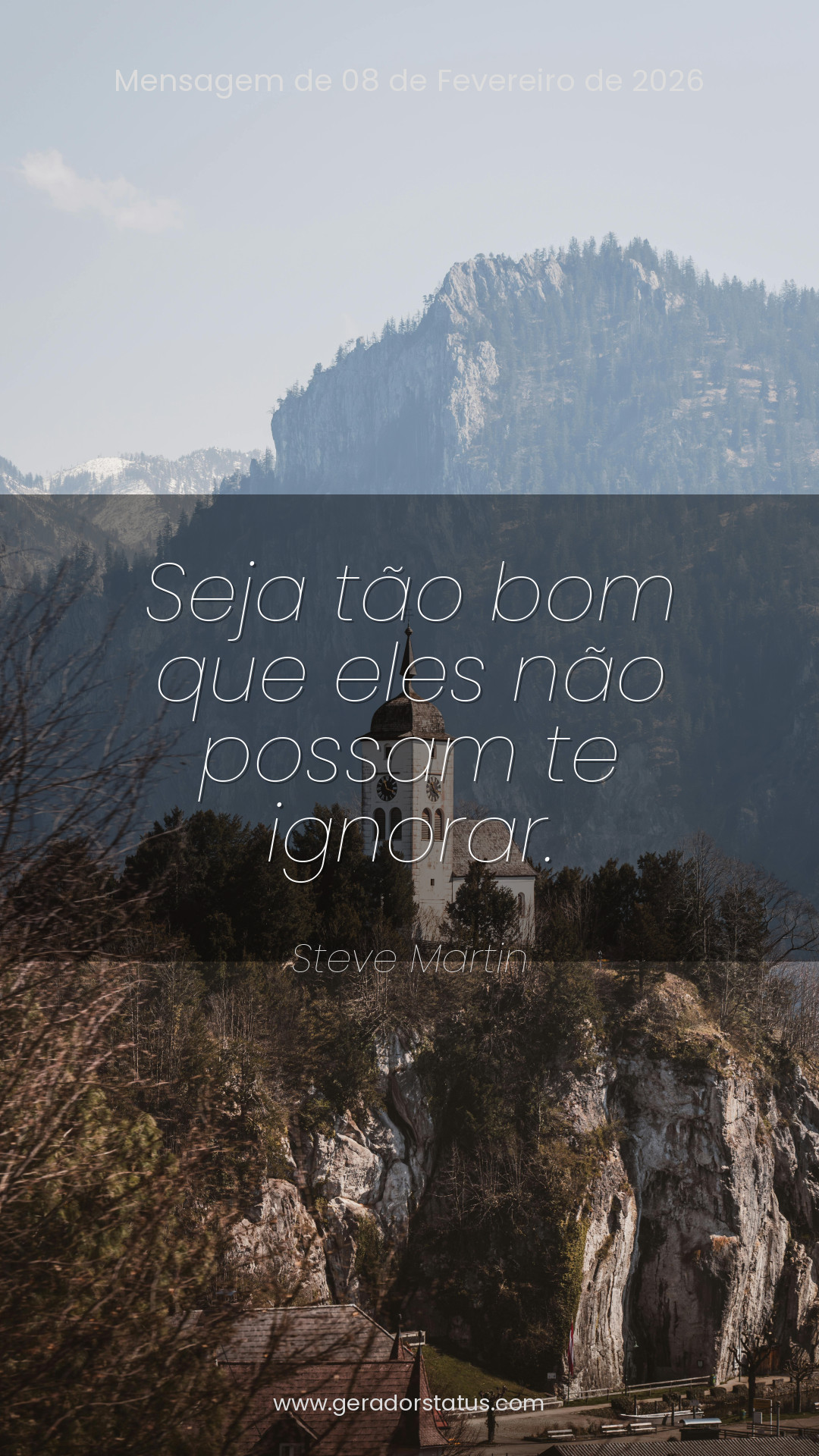 Status do dia: Reflexão