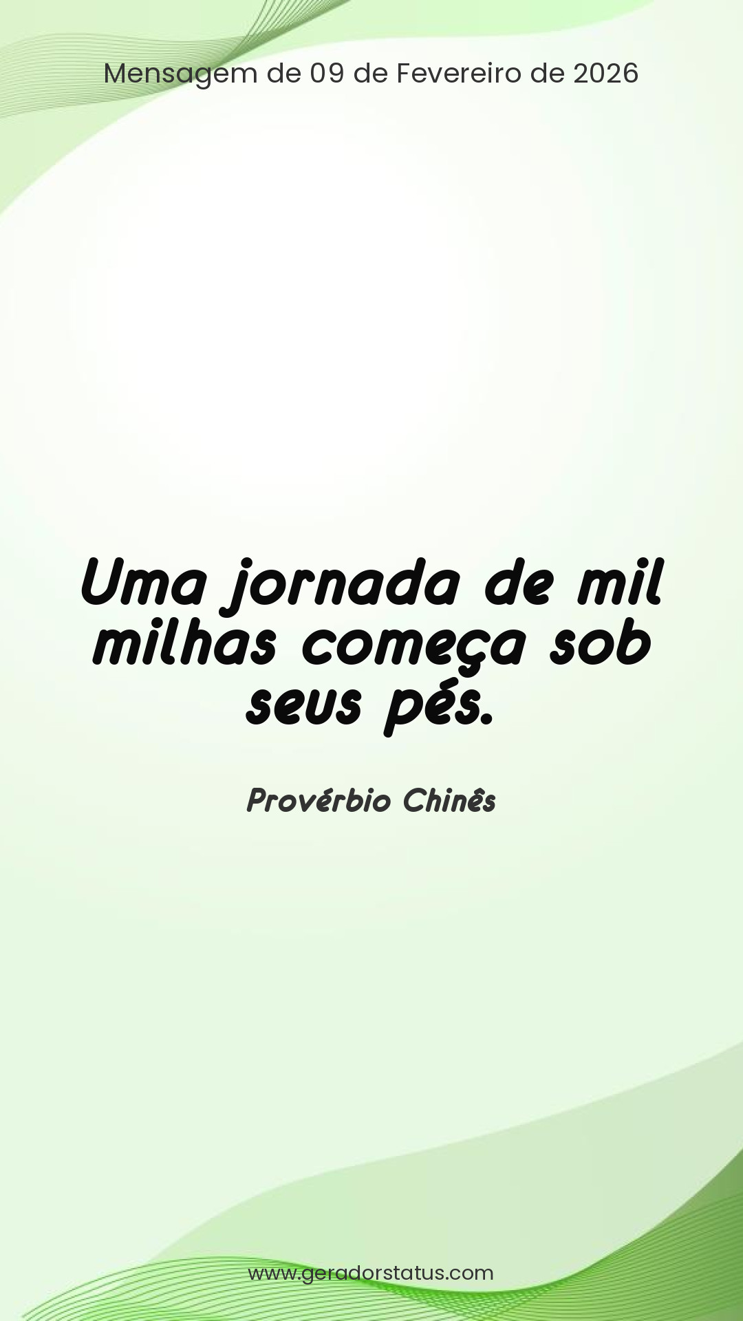 Status do dia: Reflexão