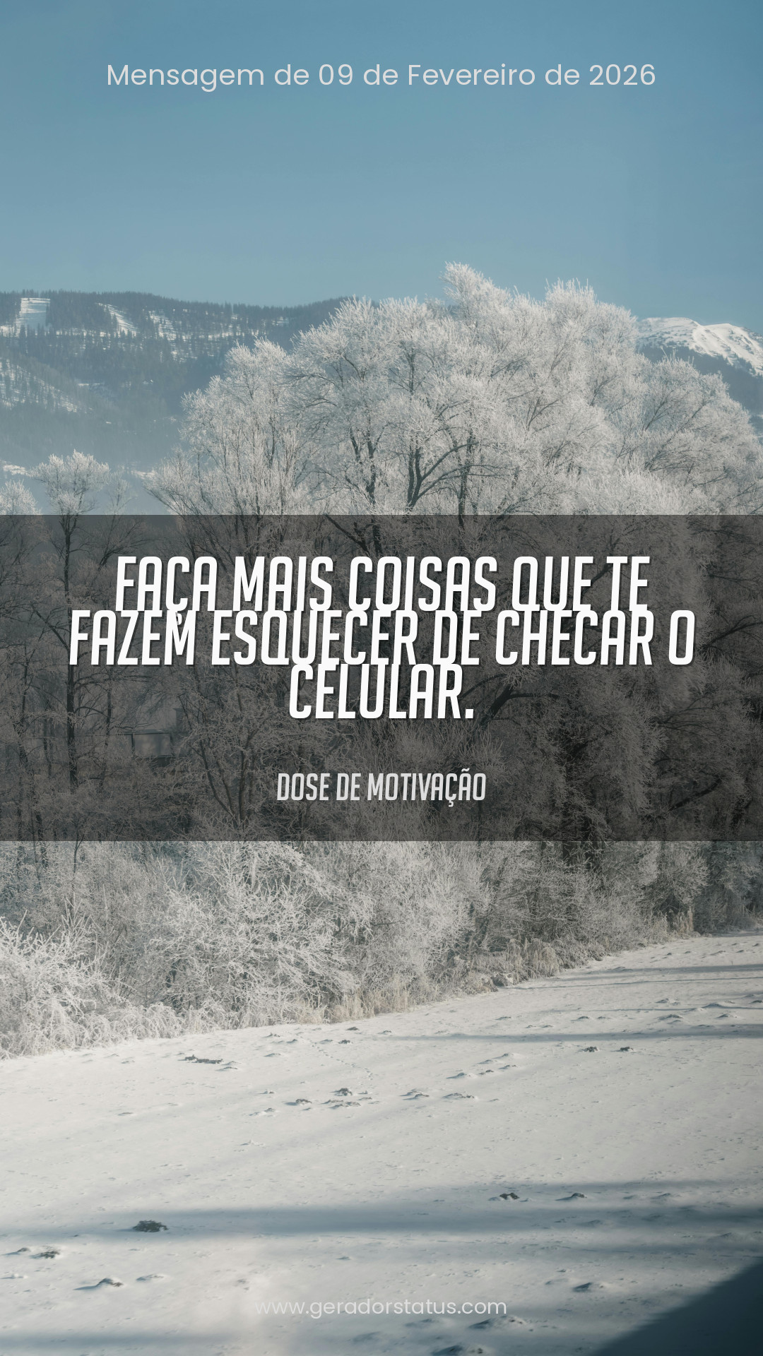 Status do dia: Motivacional