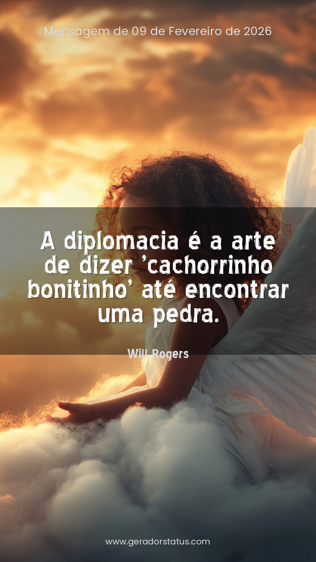 Status do dia: Citação