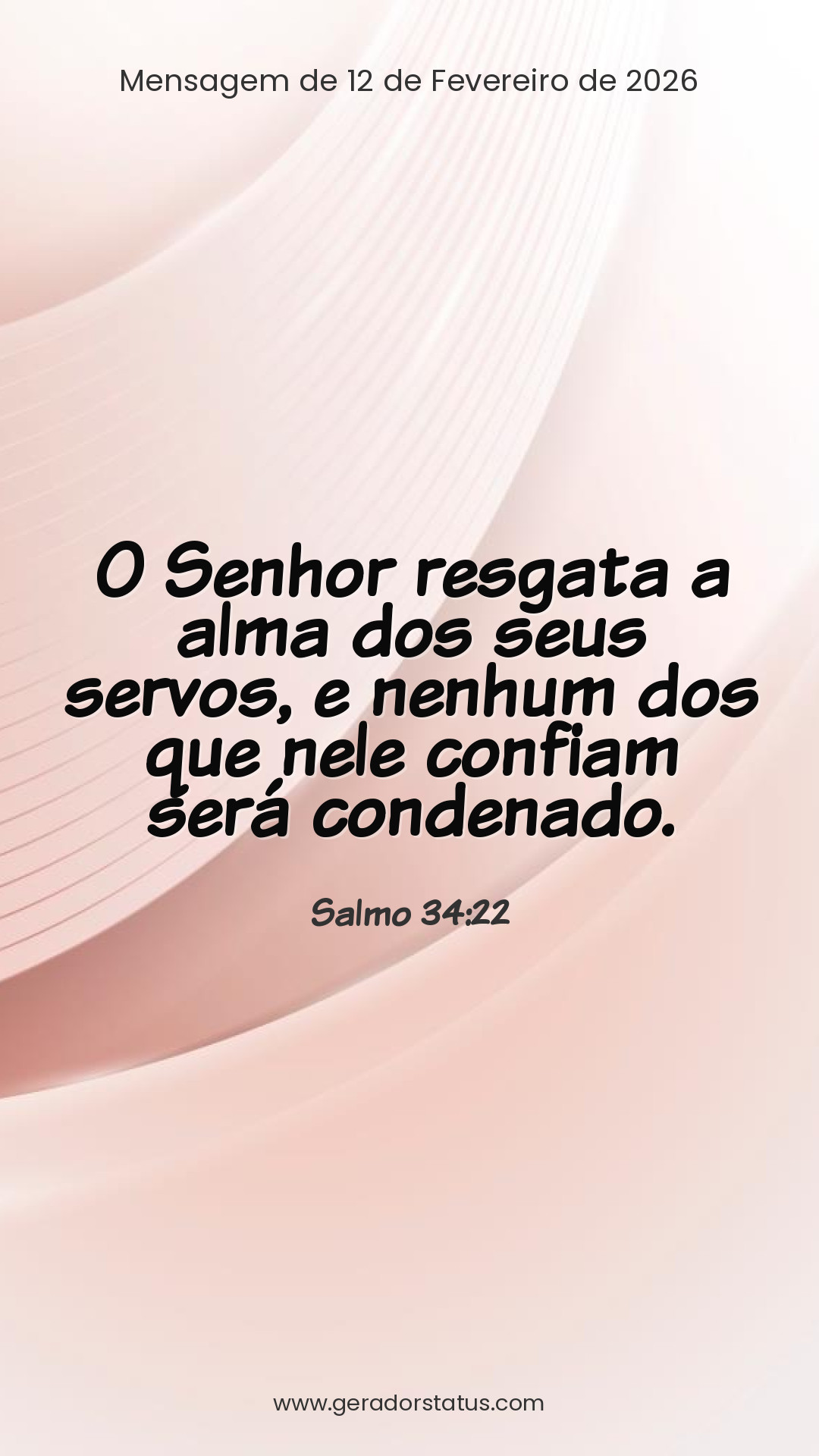 Status do dia: Salmo