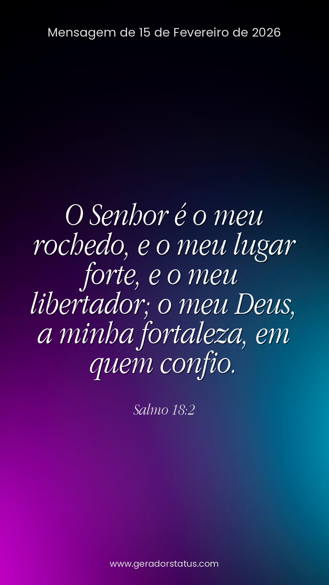 Status do dia: Salmo