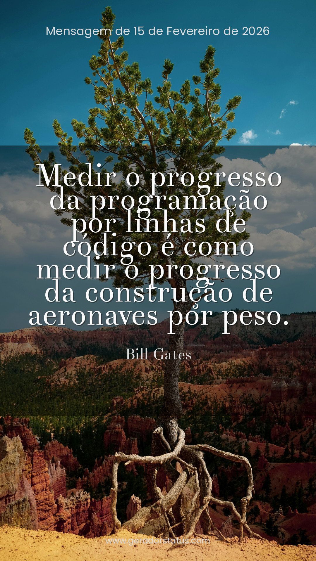 Status do dia: Citação