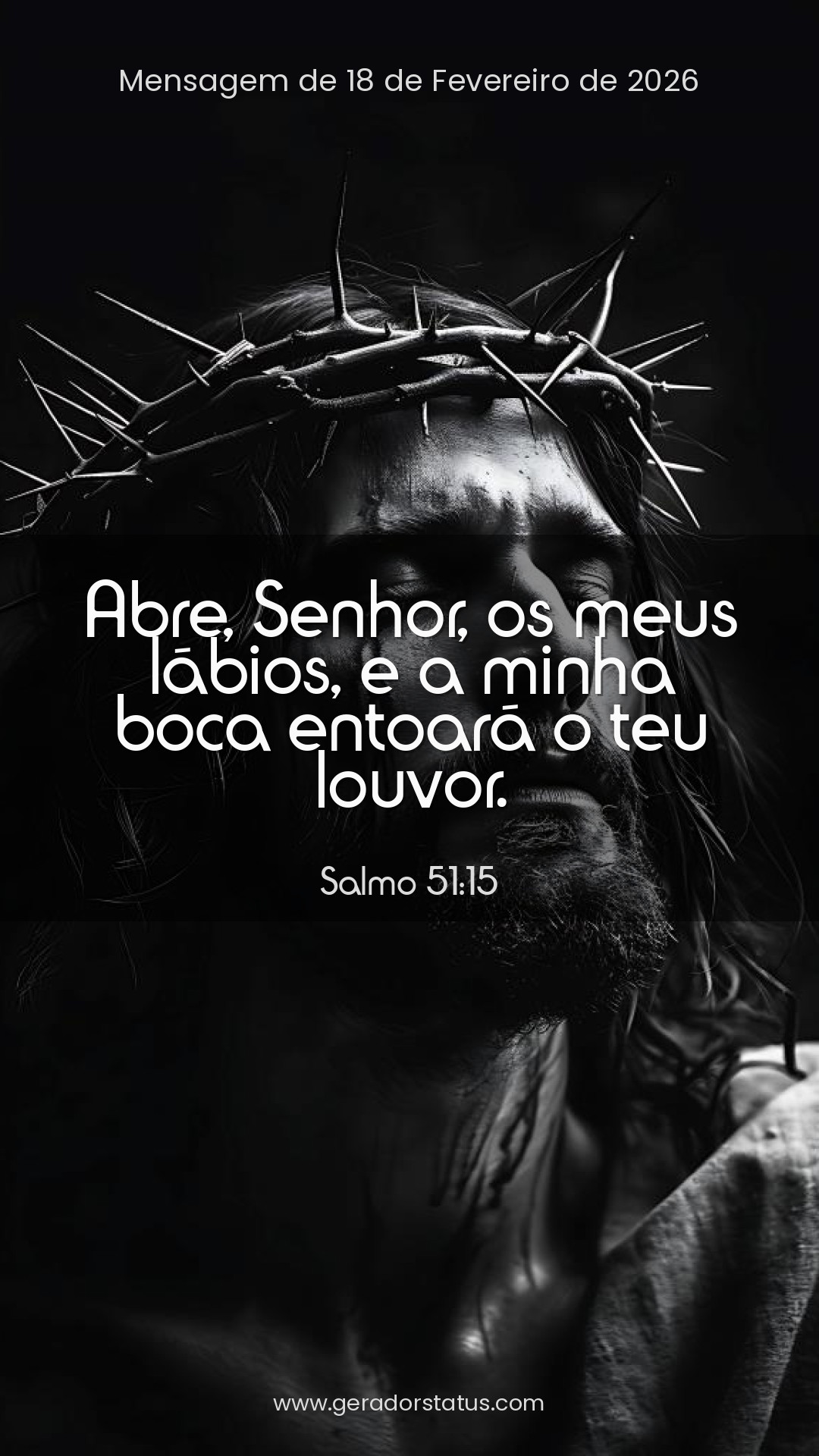 Status do dia: Salmo