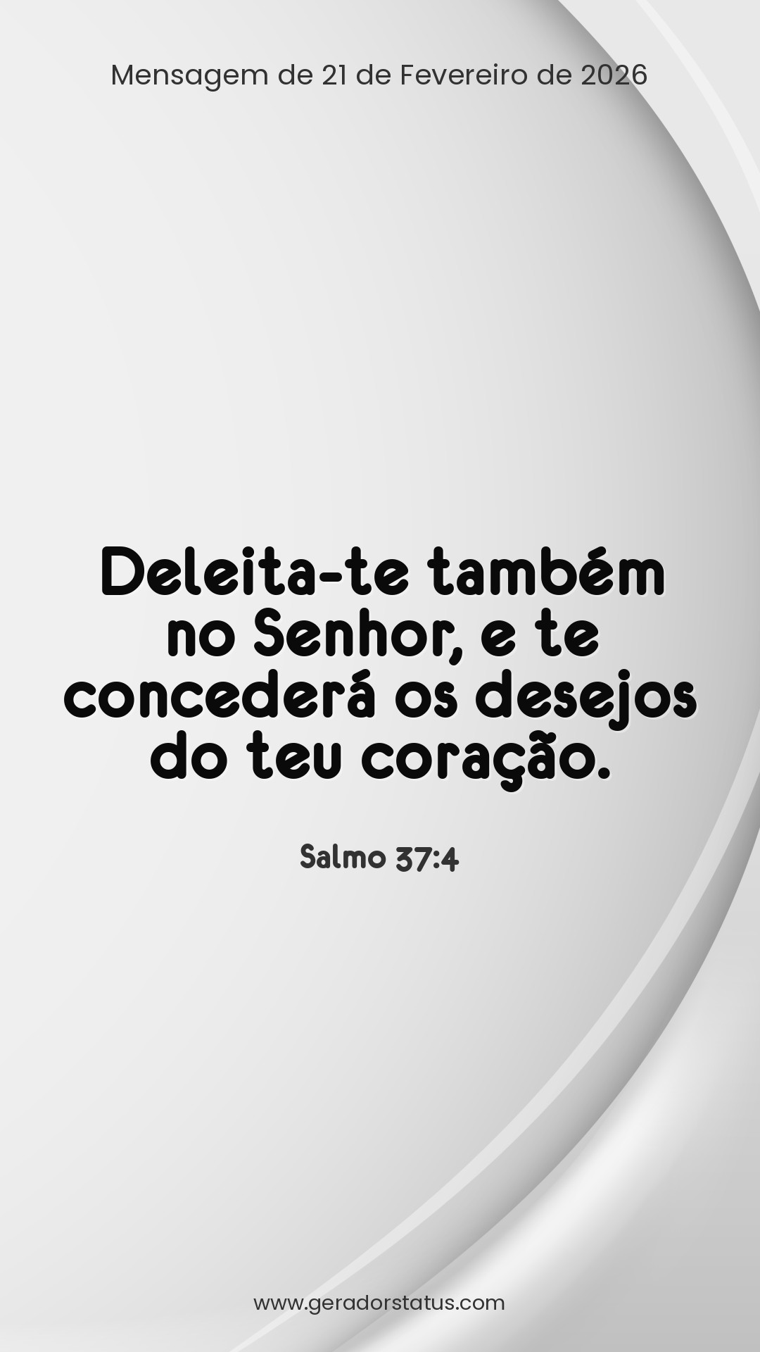 Status do dia: Salmo