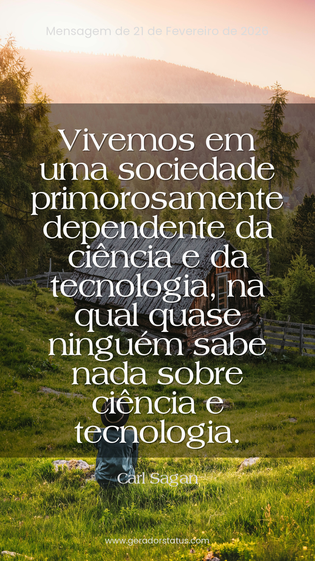 Status do dia: Citação