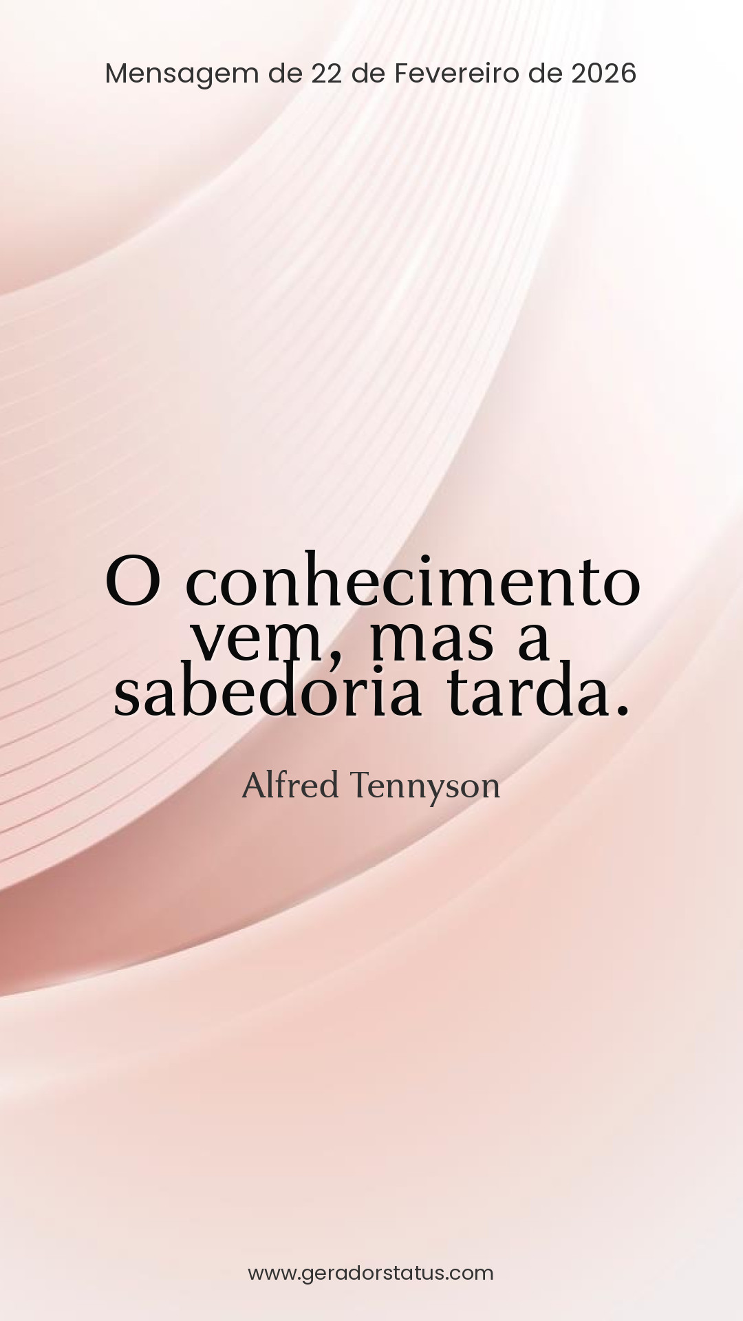 Status do dia: Citação