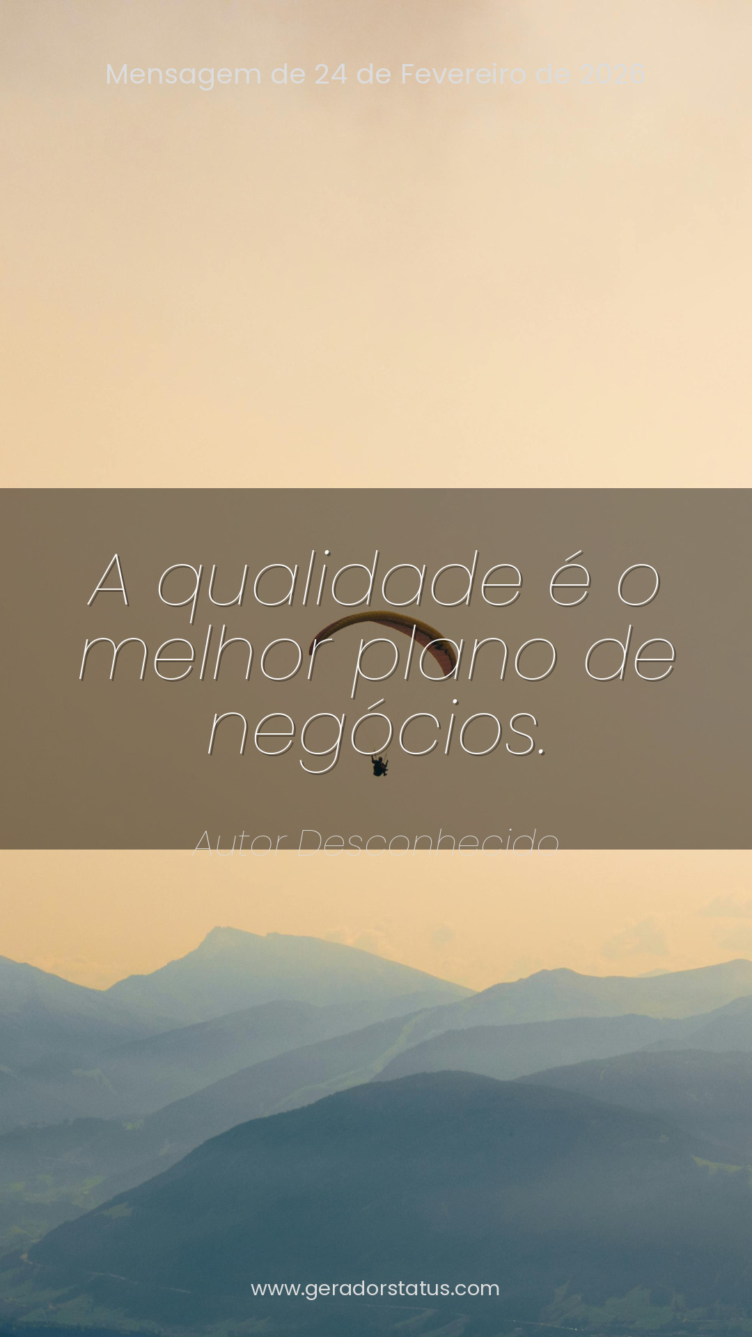 Status do dia: Citação