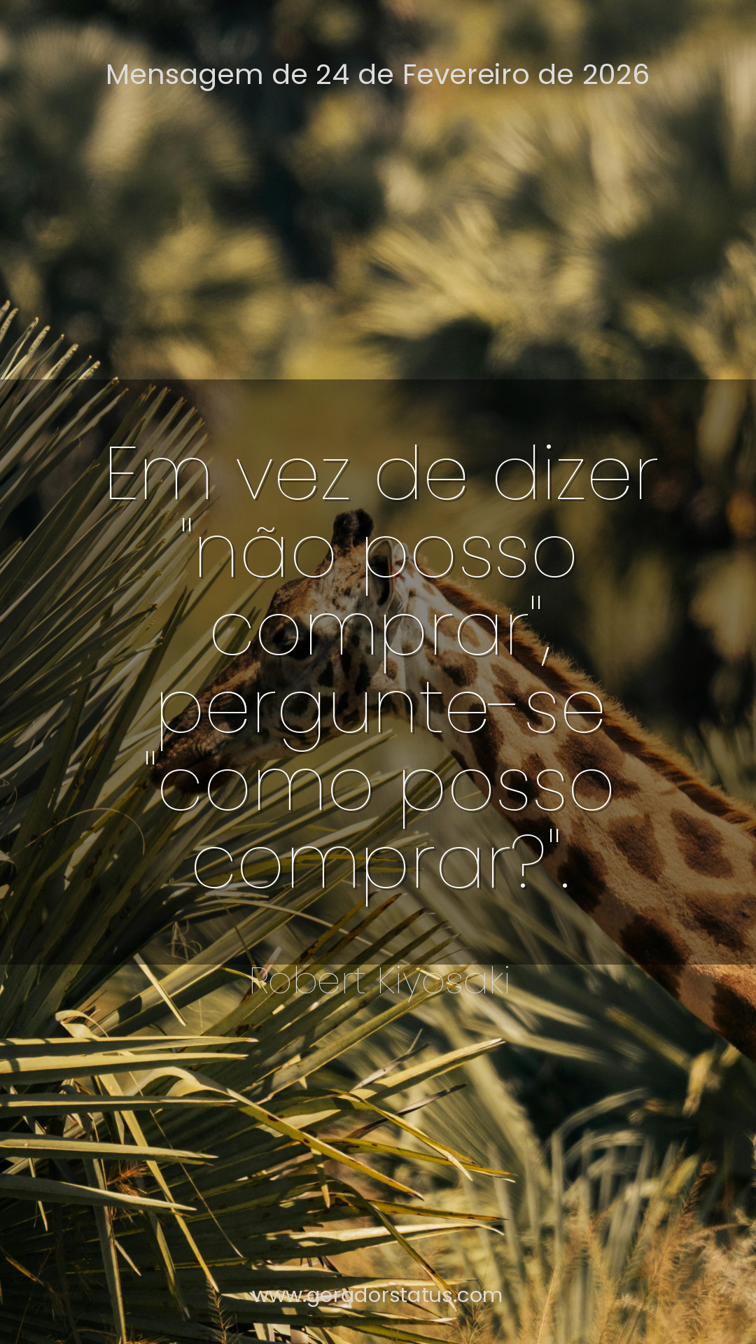 Status do dia: Sabedoria