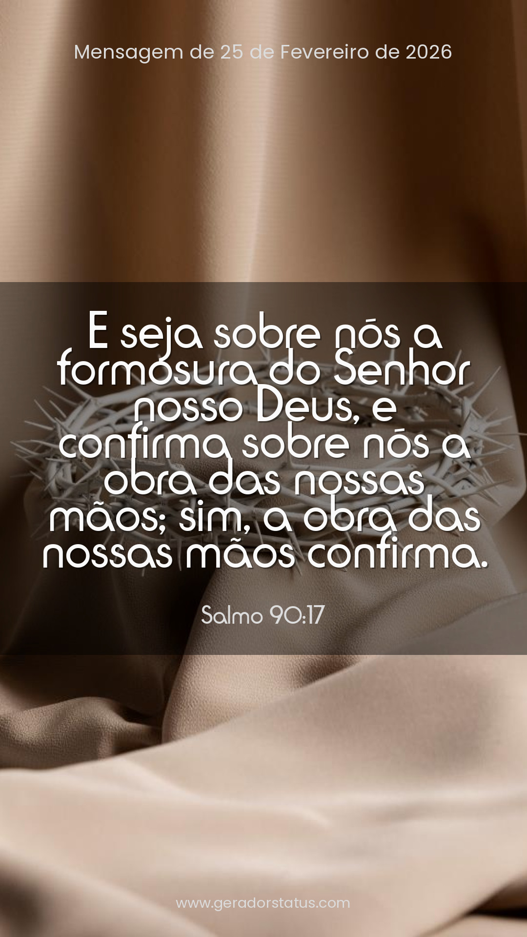 Status do dia: Salmo