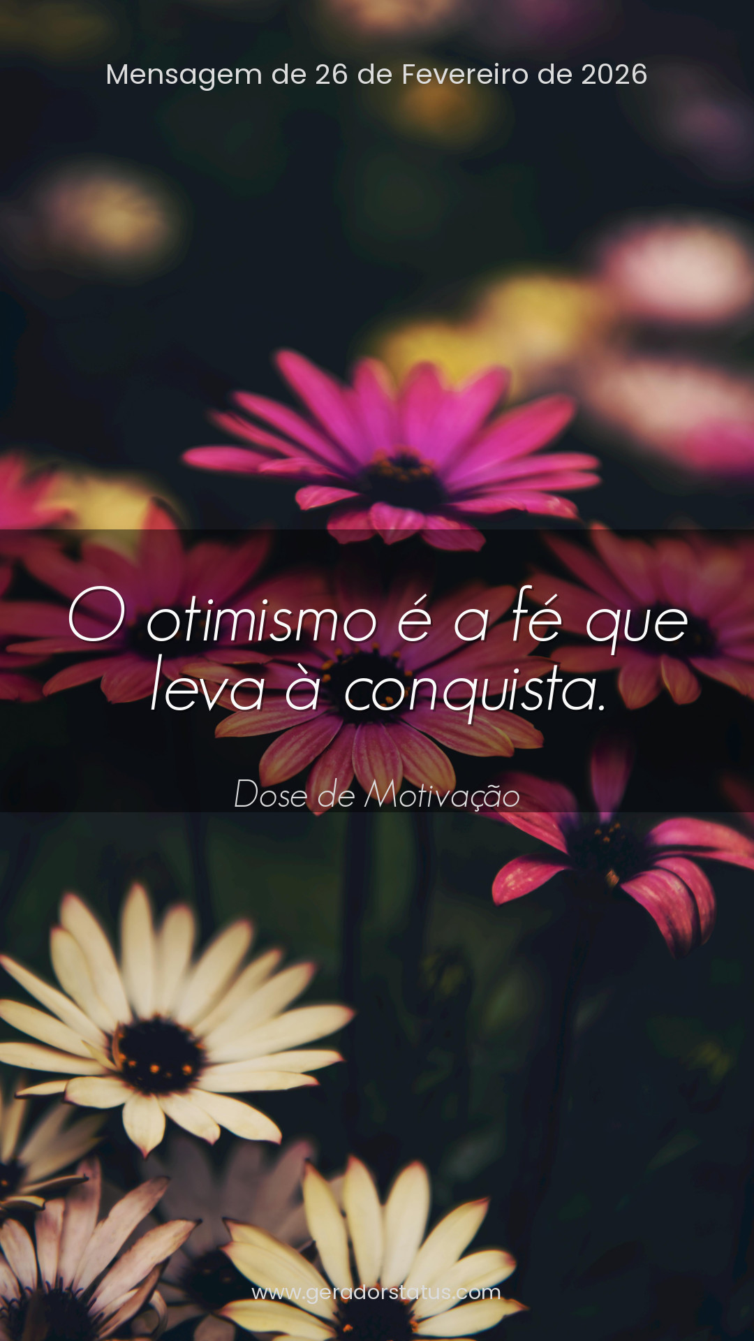 Status do dia: Motivacional