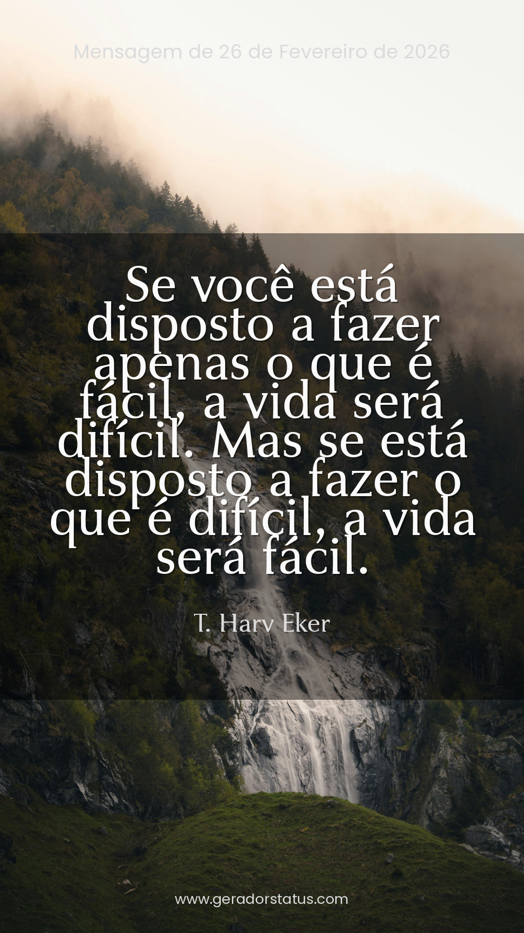 Status do dia: Sabedoria