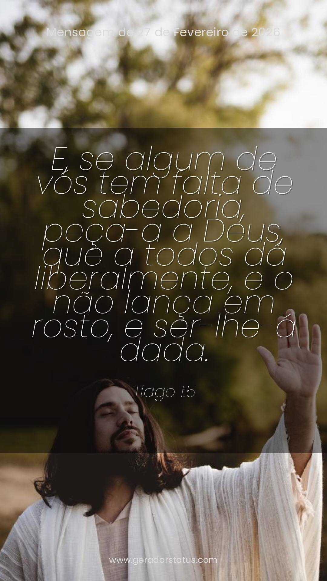 Status do dia: Versículo