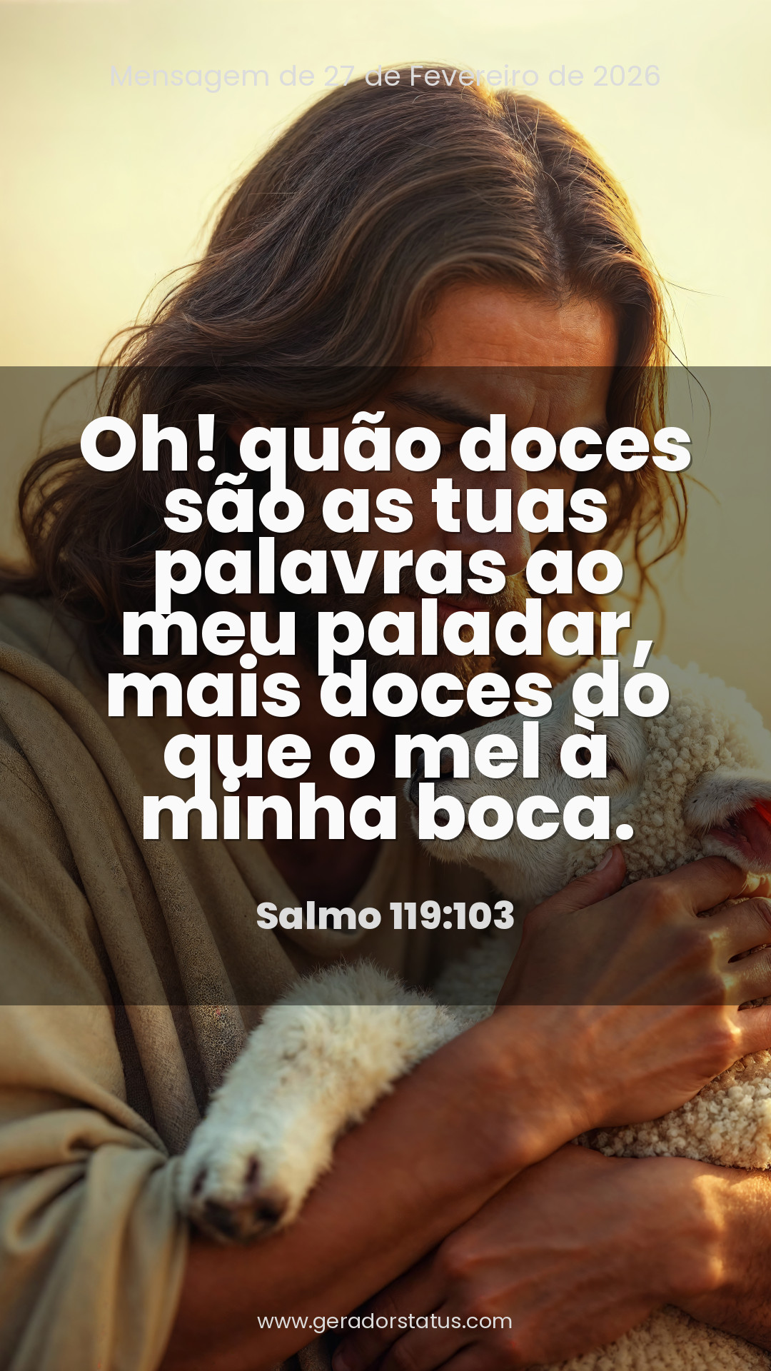 Status do dia: Salmo