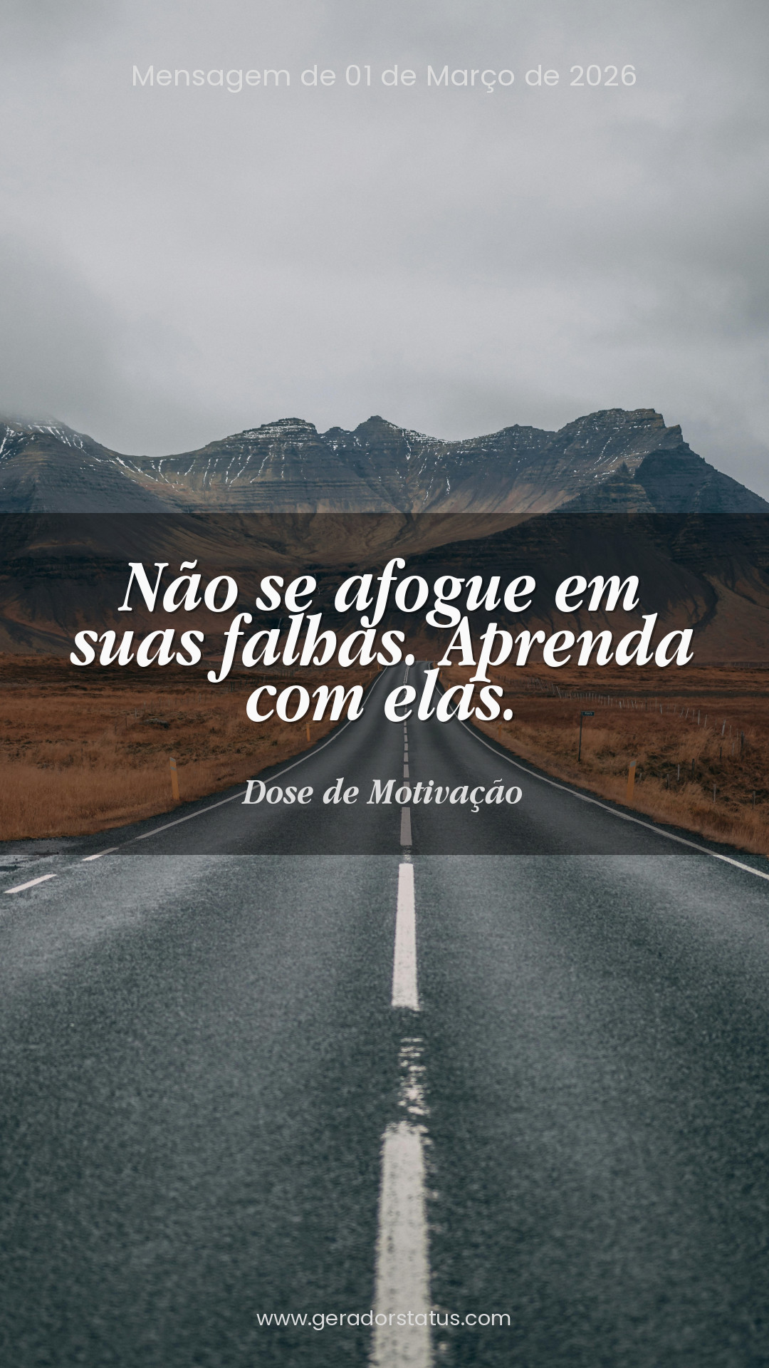 Status do dia: Motivacional