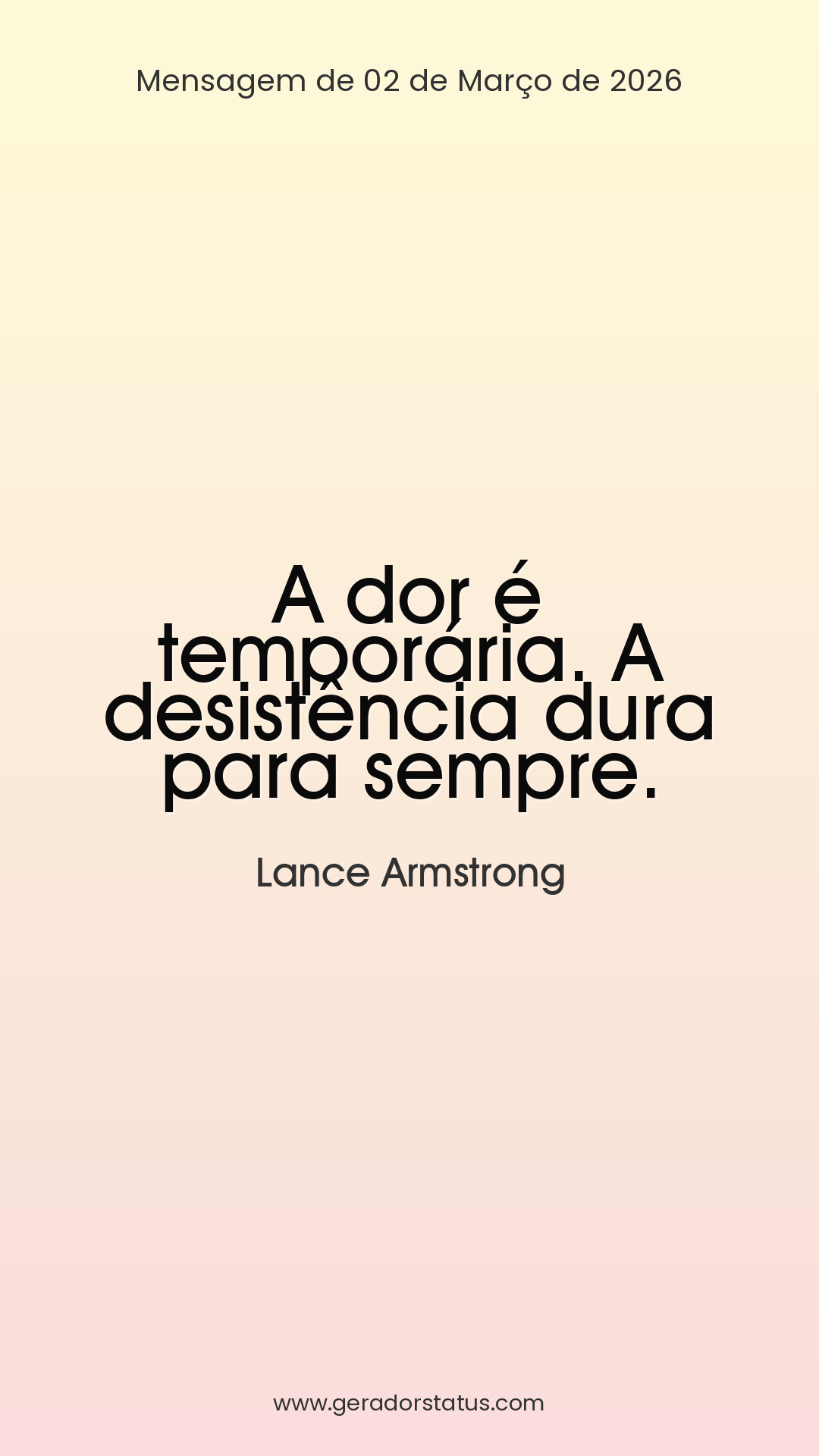 Status do dia: Citação