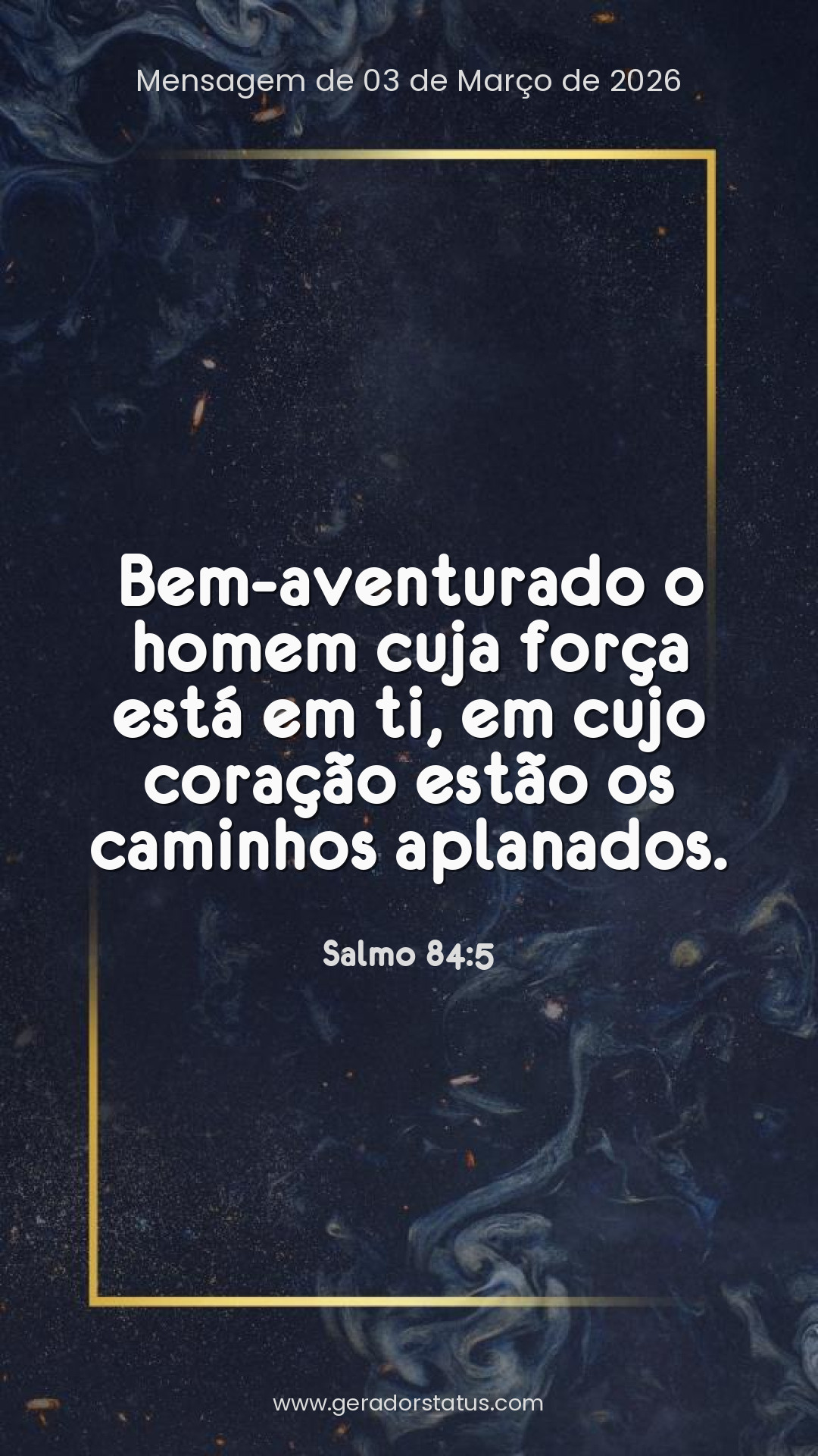 Status do dia: Salmo