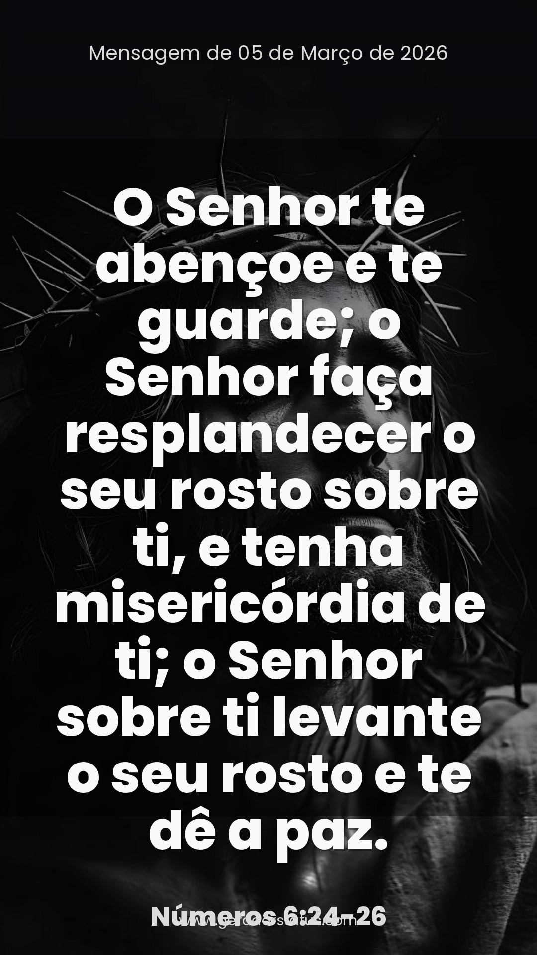 Status do dia: Versículo