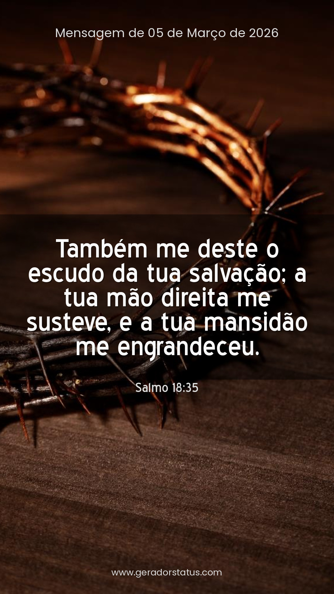 Status do dia: Salmo