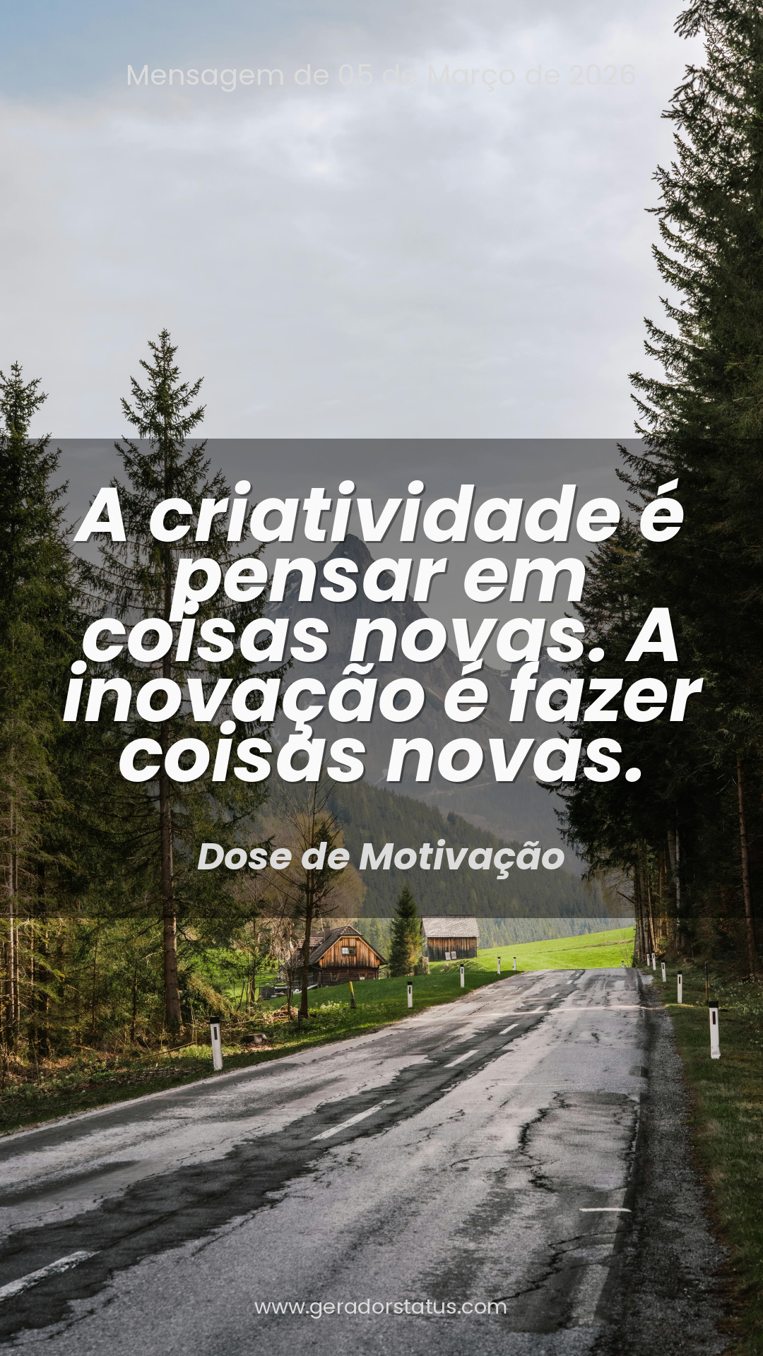 Status do dia: Motivacional