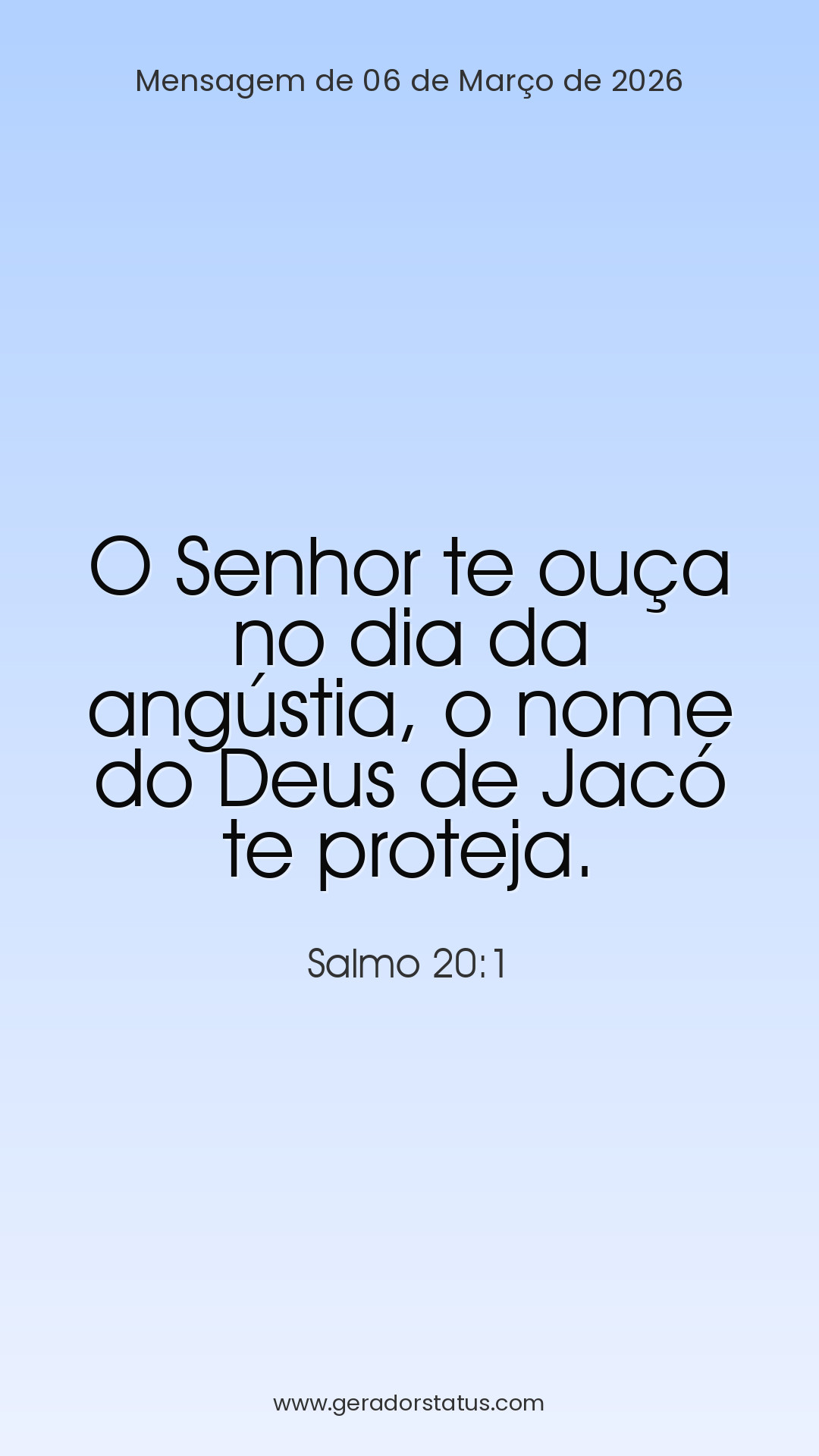 Status do dia: Salmo