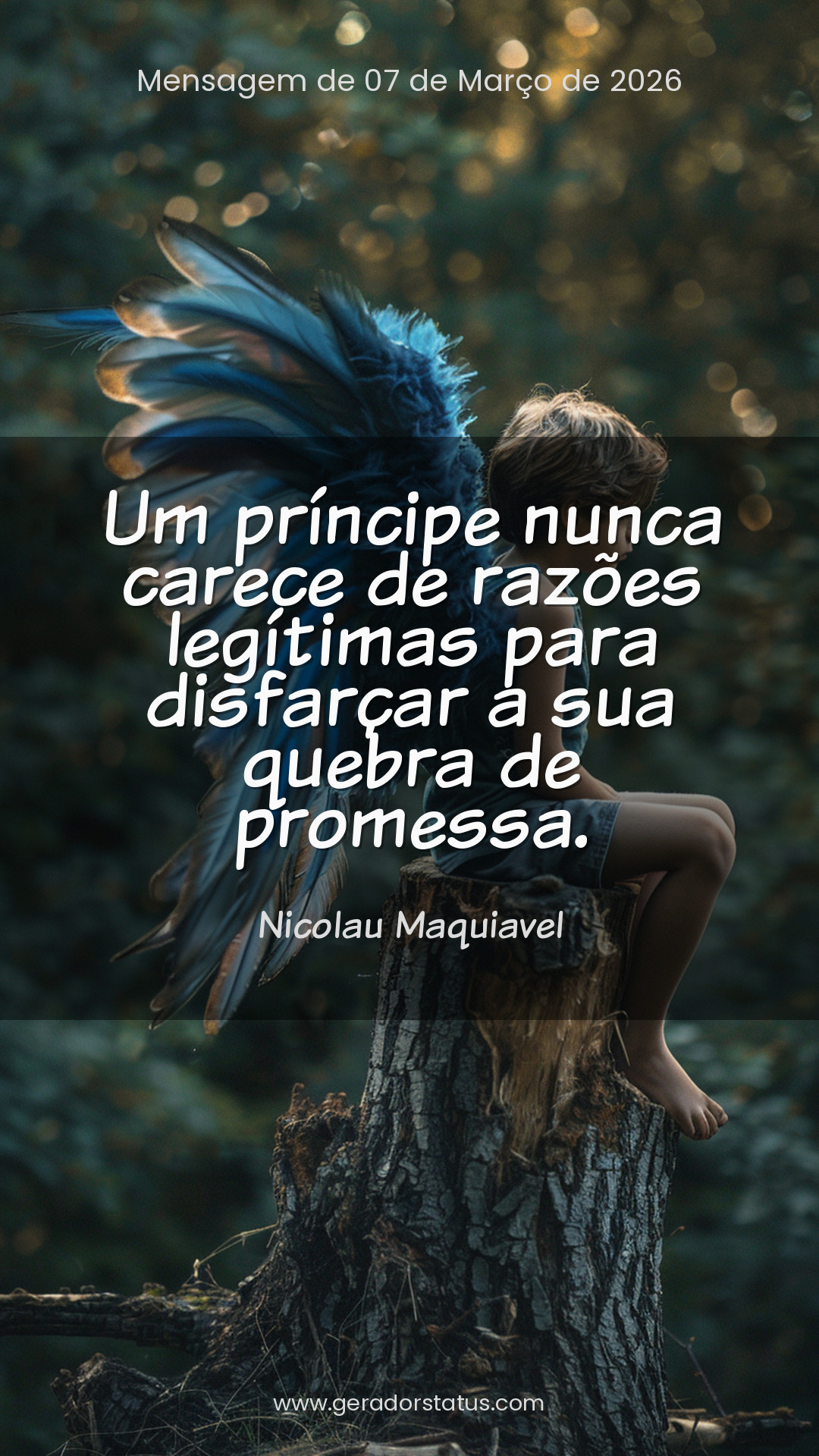 Status do dia: Sabedoria