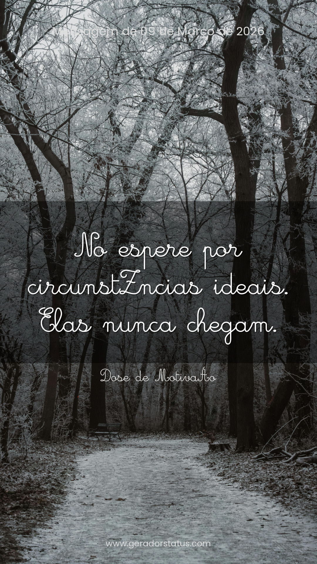 Status do dia: Motivacional