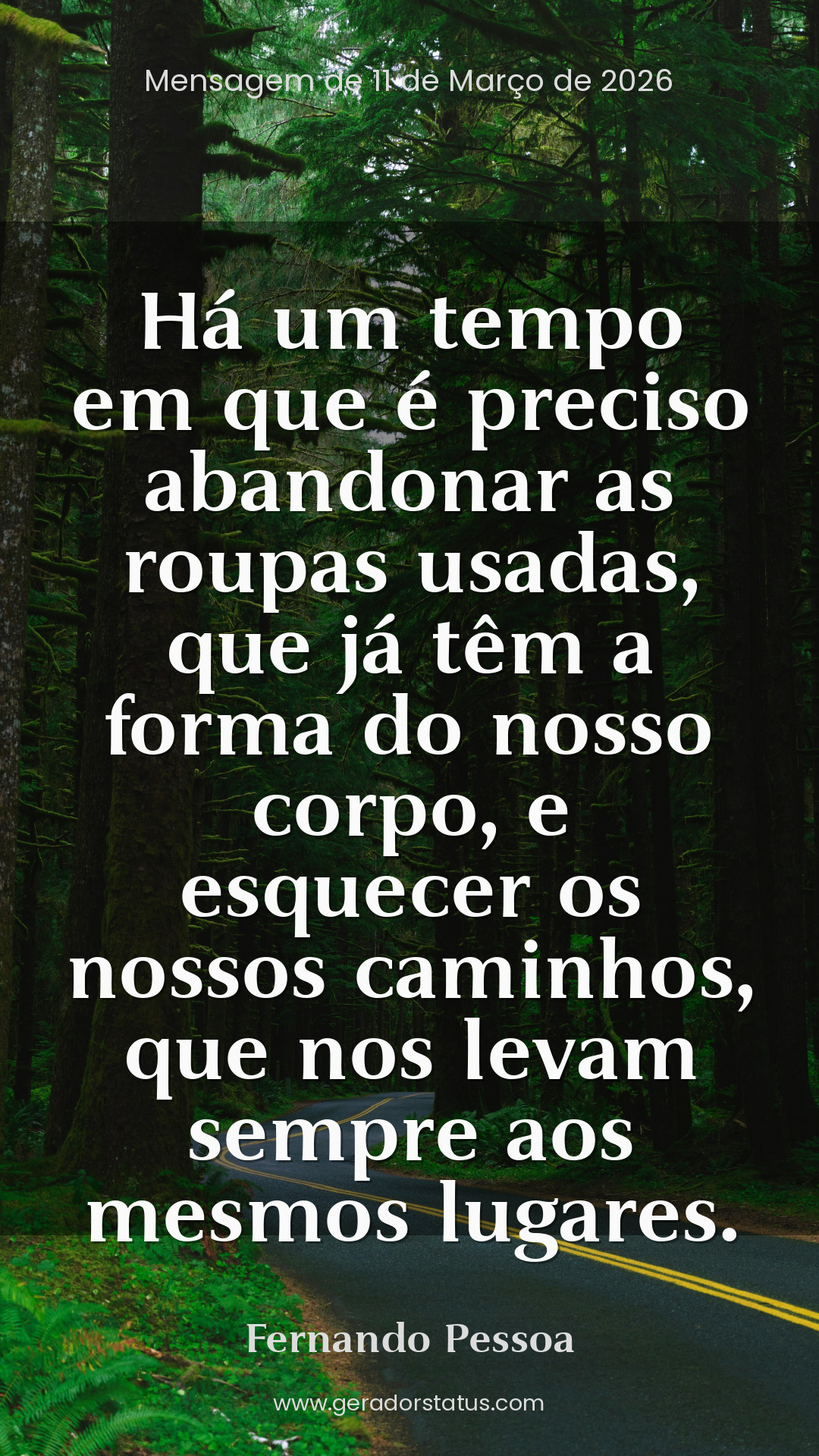 Status do dia: Citação