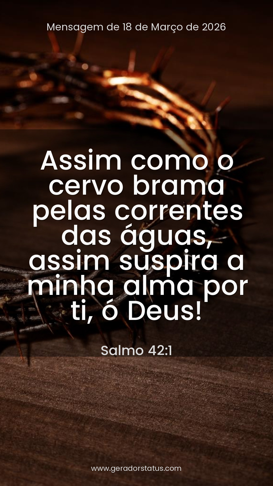 Status do dia: Salmo