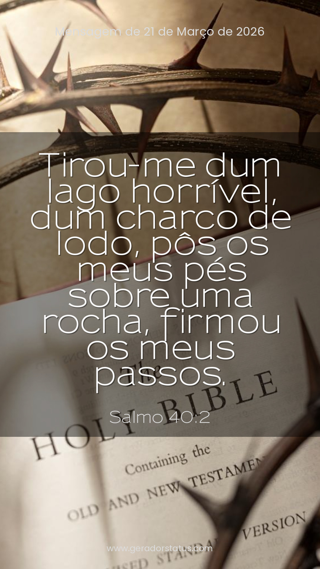 Status do dia: Salmo