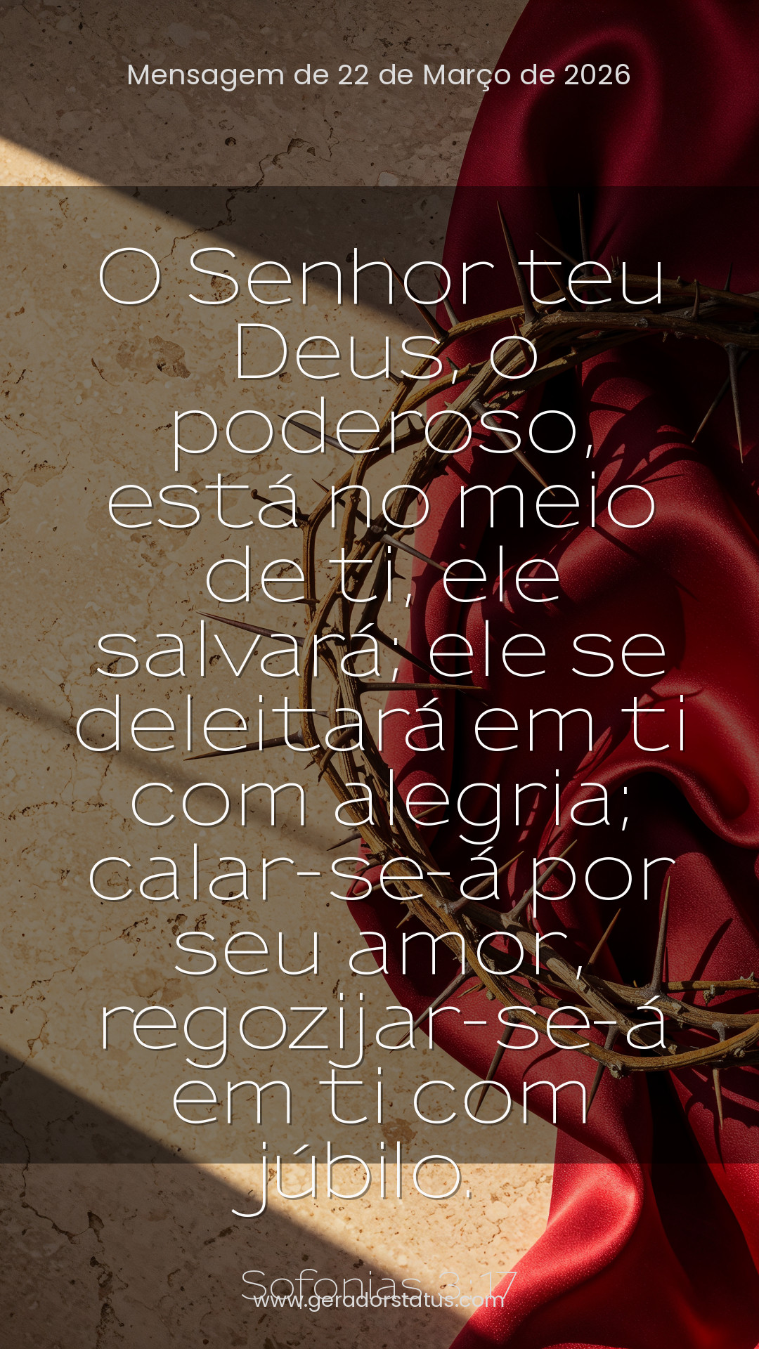 Status do dia: Versículo