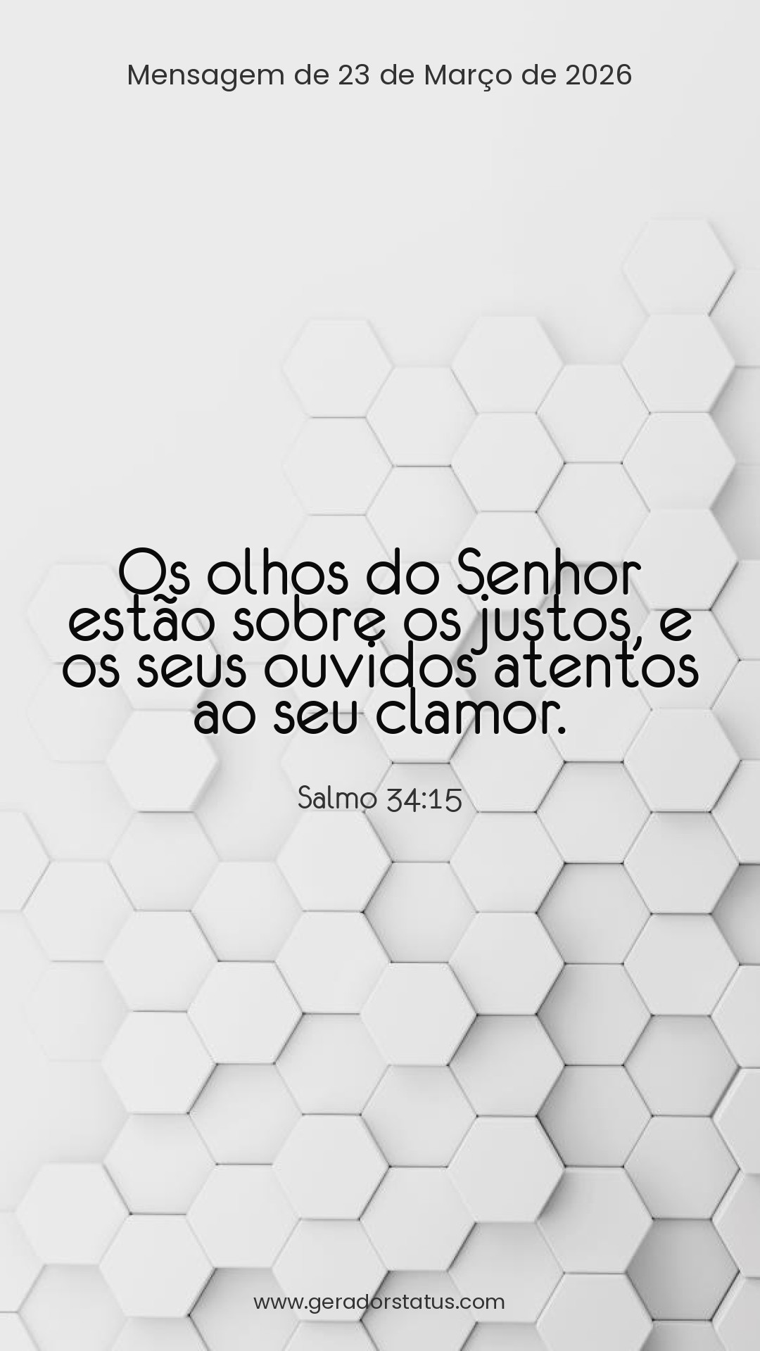 Status do dia: Salmo