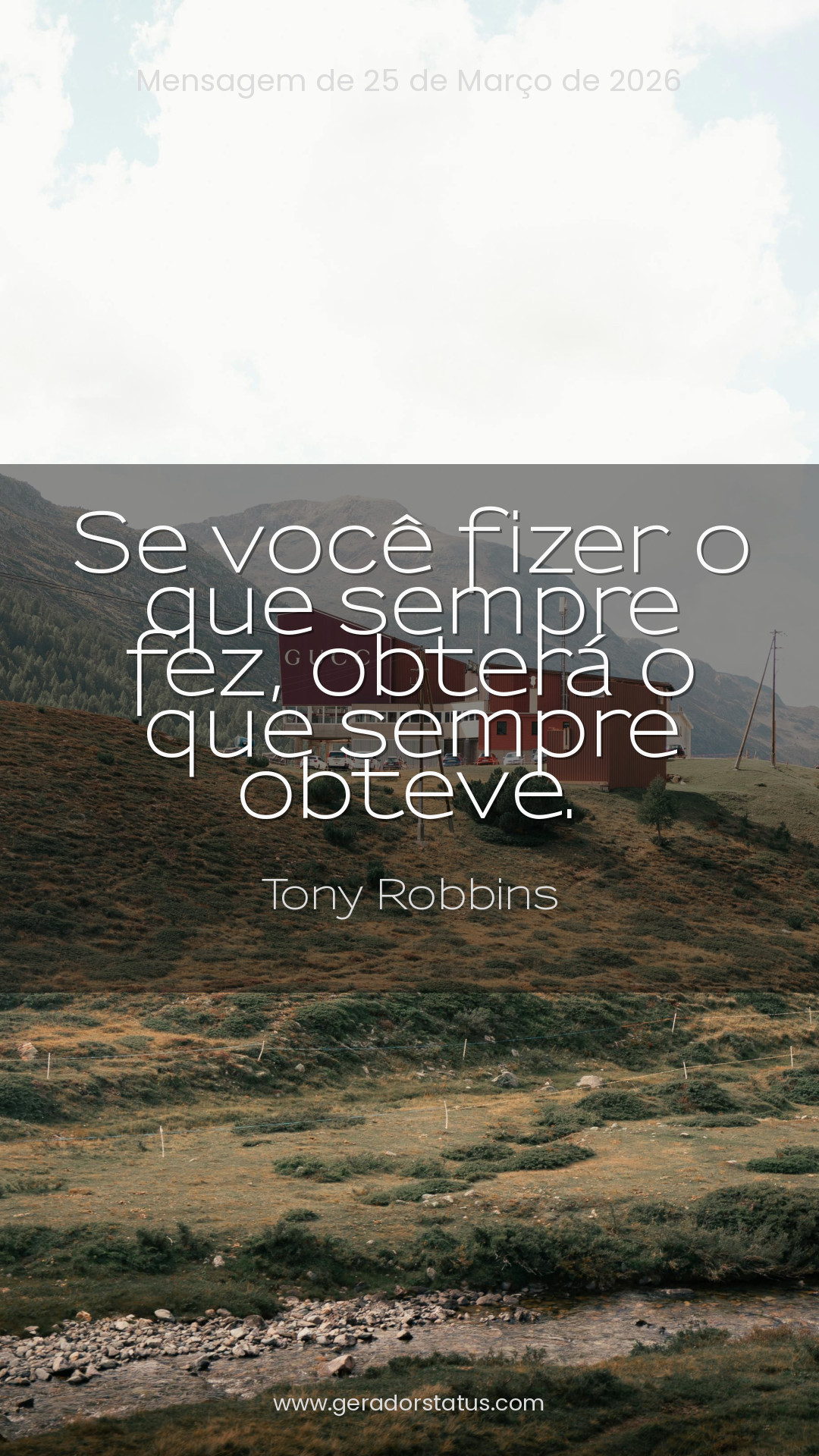 Status do dia: Citação