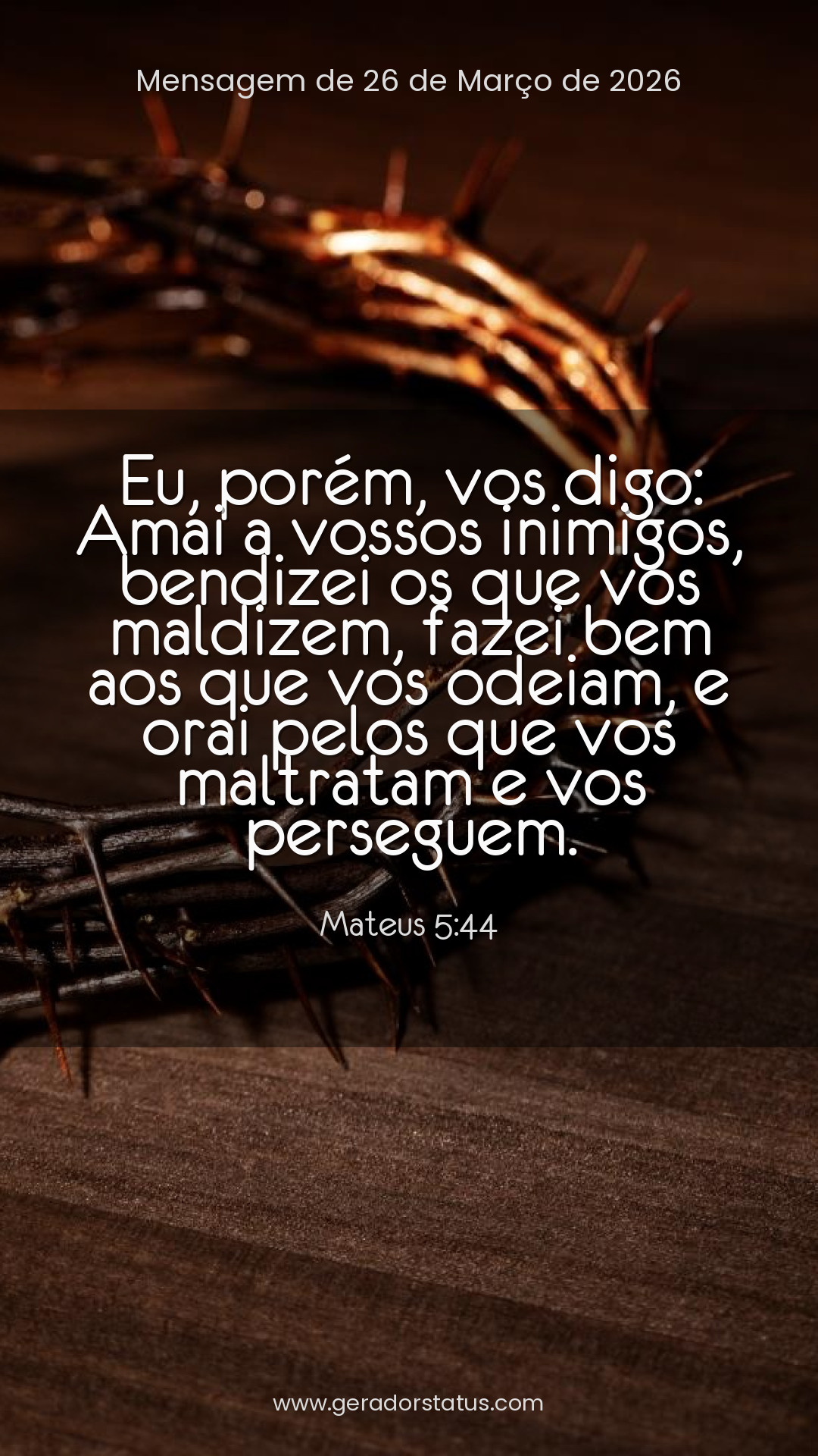 Status do dia: Versículo