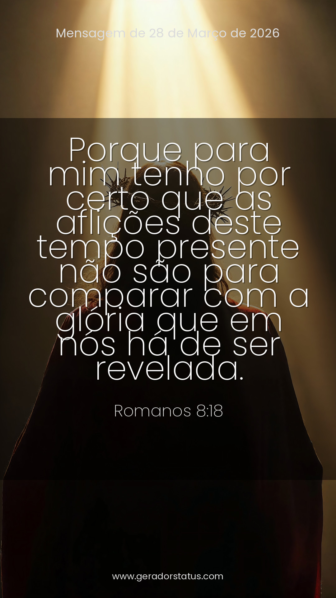 Status do dia: Versículo